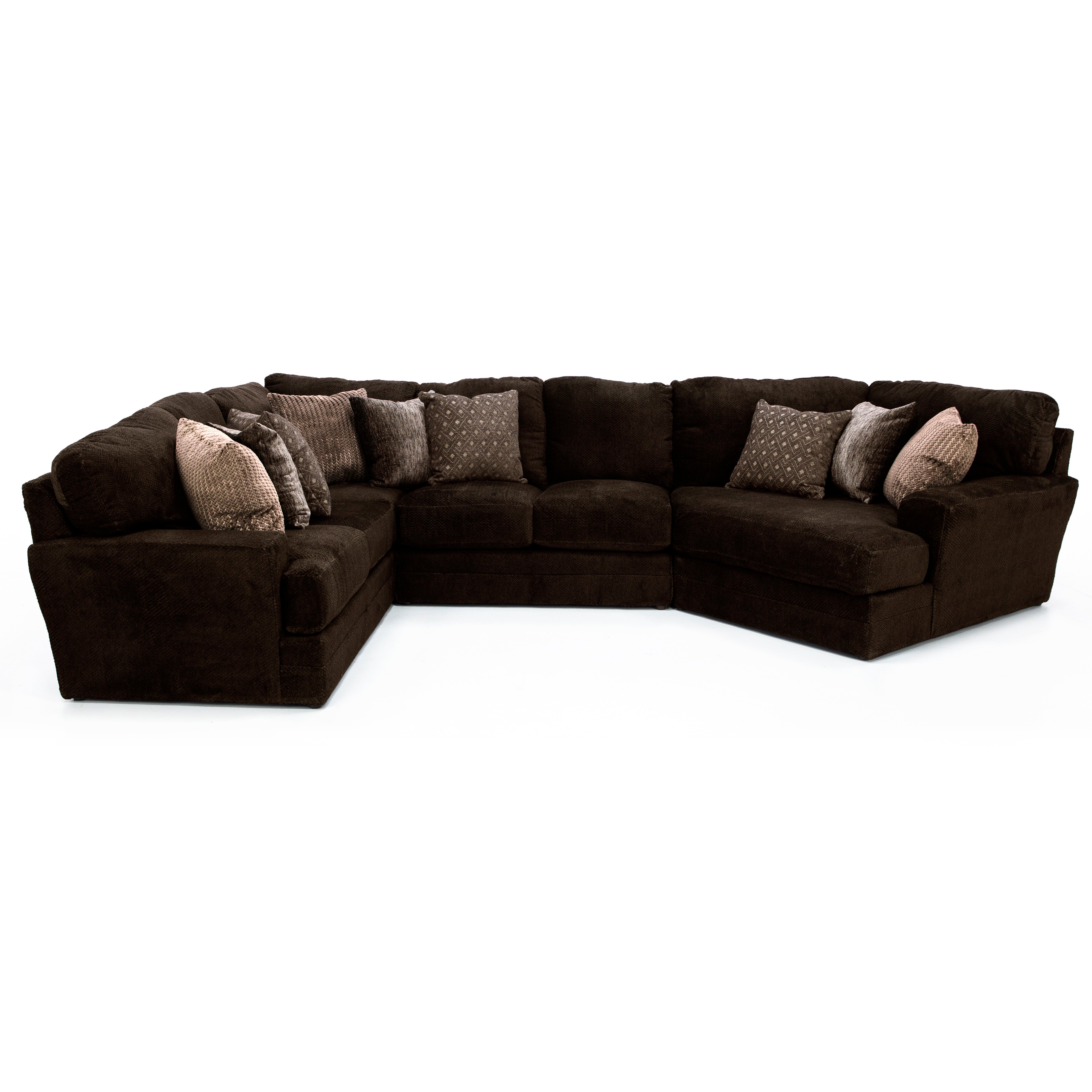 Snuggler 3-Pc. Piano Wedge Sectional