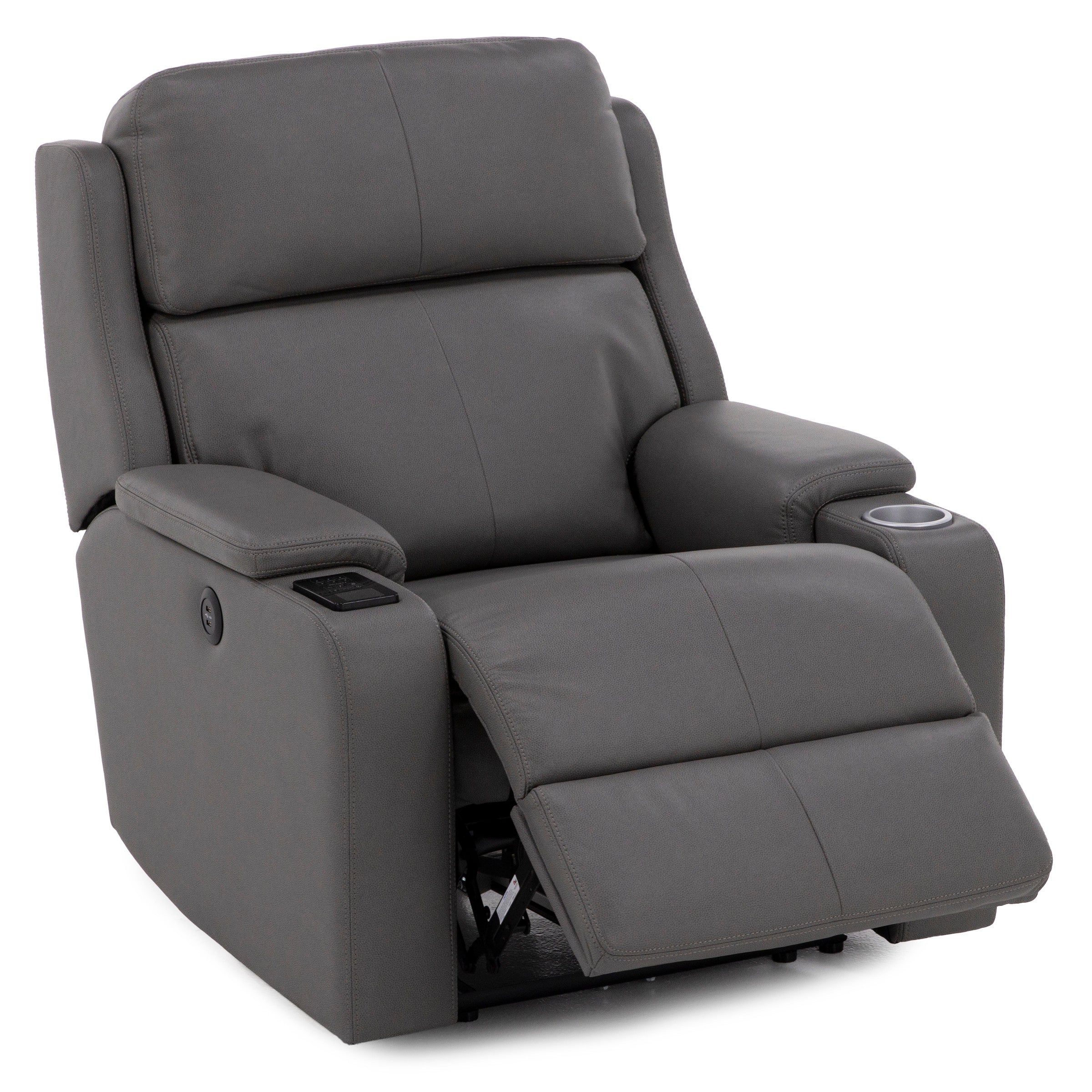Sawyer Fully Loaded Wall Saver Recliner With Heat Massage And Cooling Cupholder