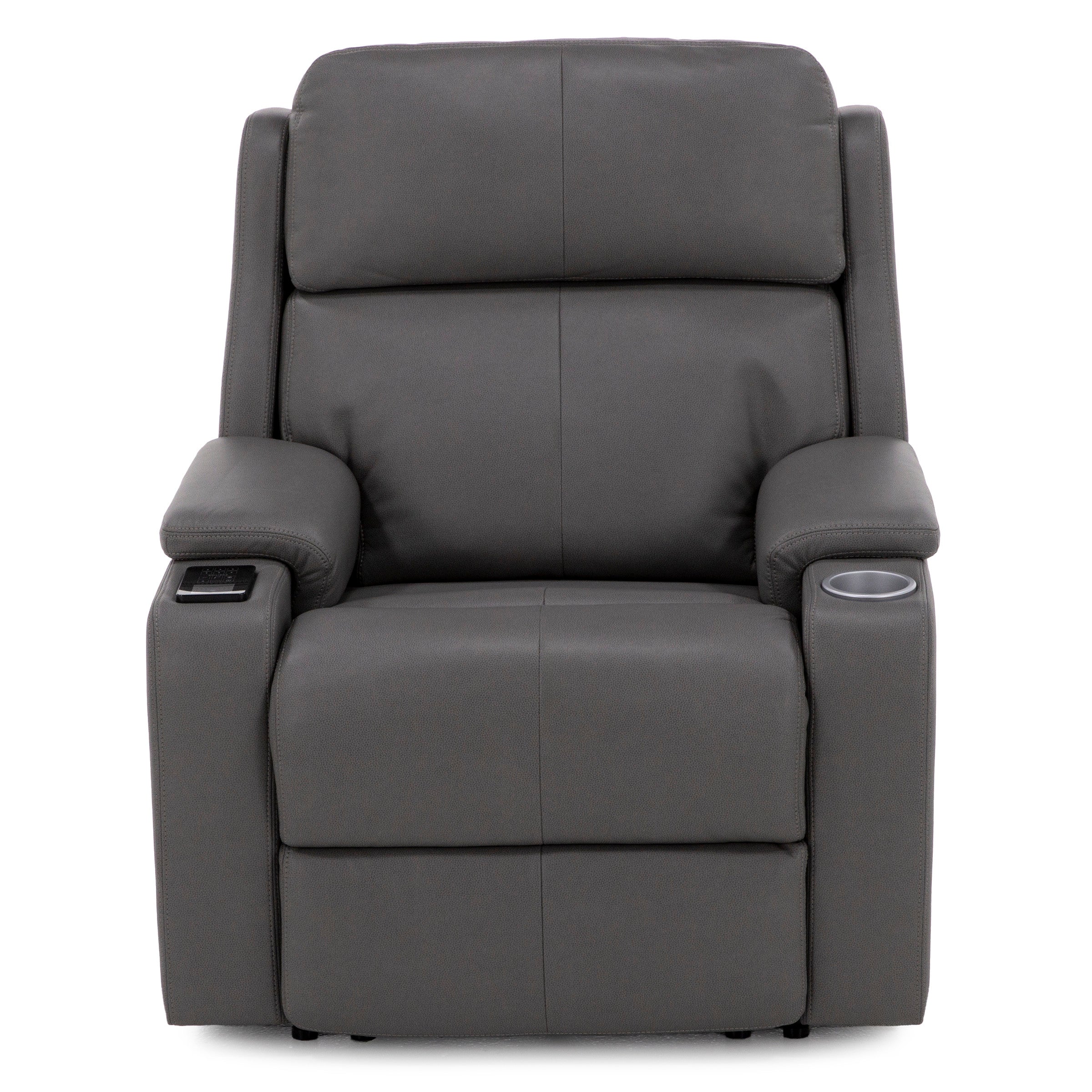 Sawyer Fully Loaded Wall Saver Recliner With Heat Massage And Cooling Cupholder