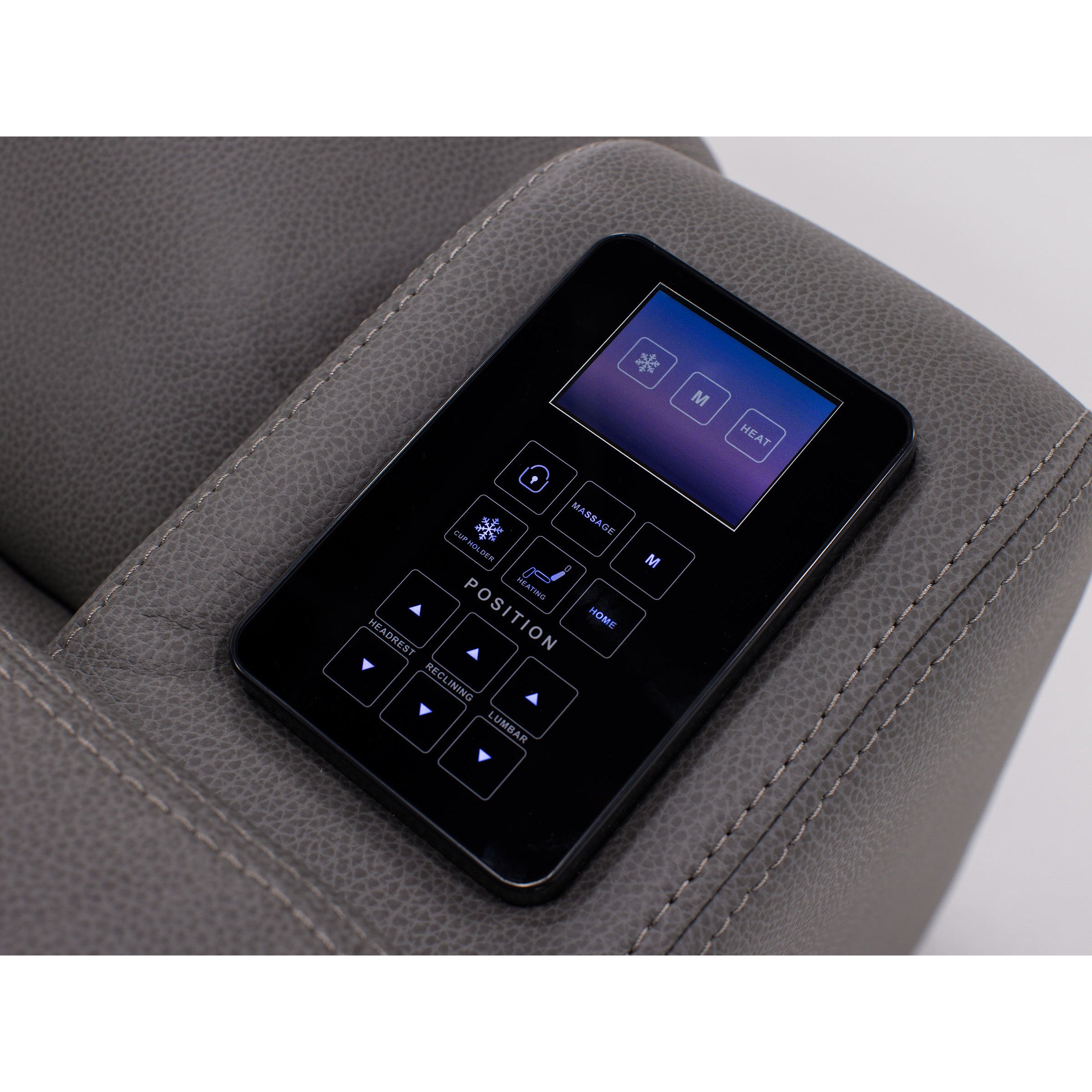 Sawyer Fully Loaded Wall Saver Recliner With Heat Massage And Cooling Cupholder