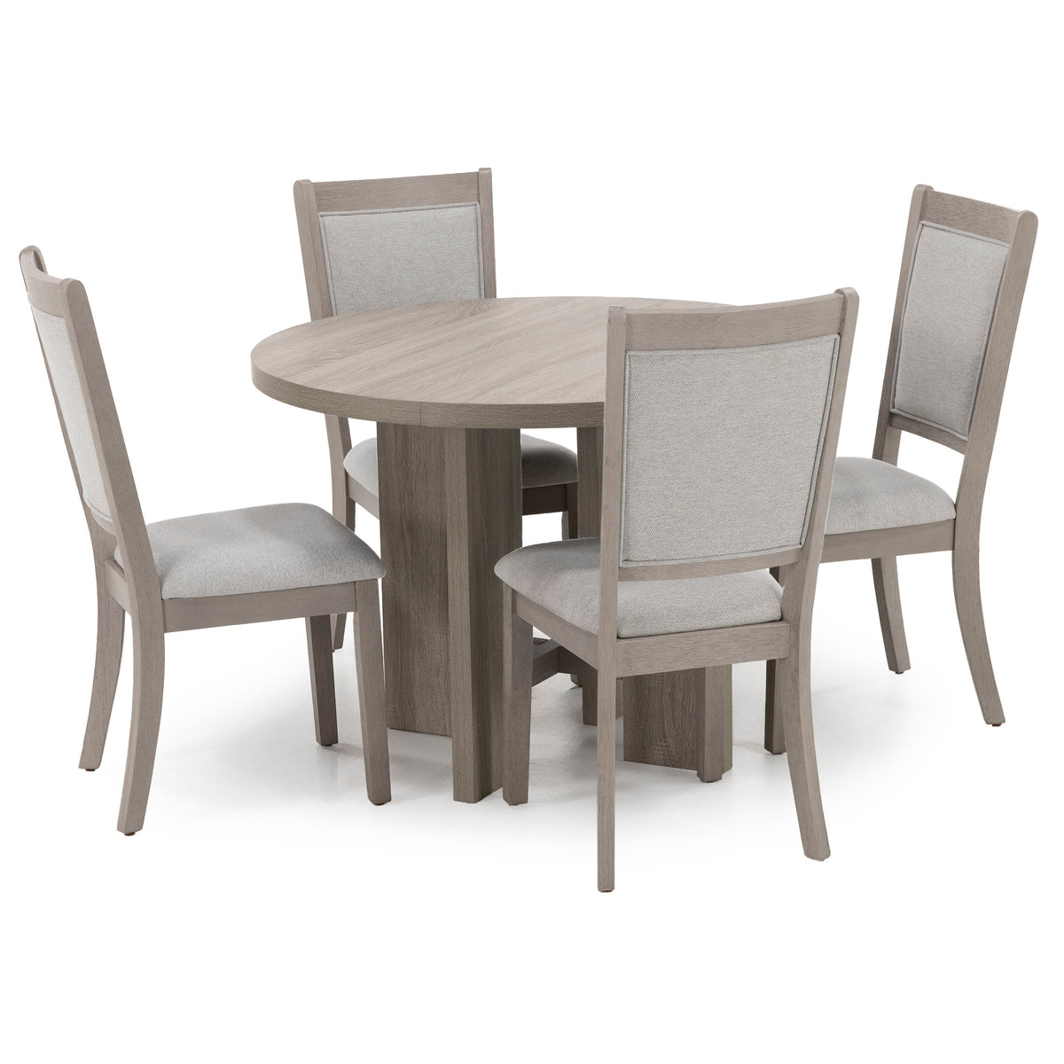 Jessie 42" Round 5pc Dining Set