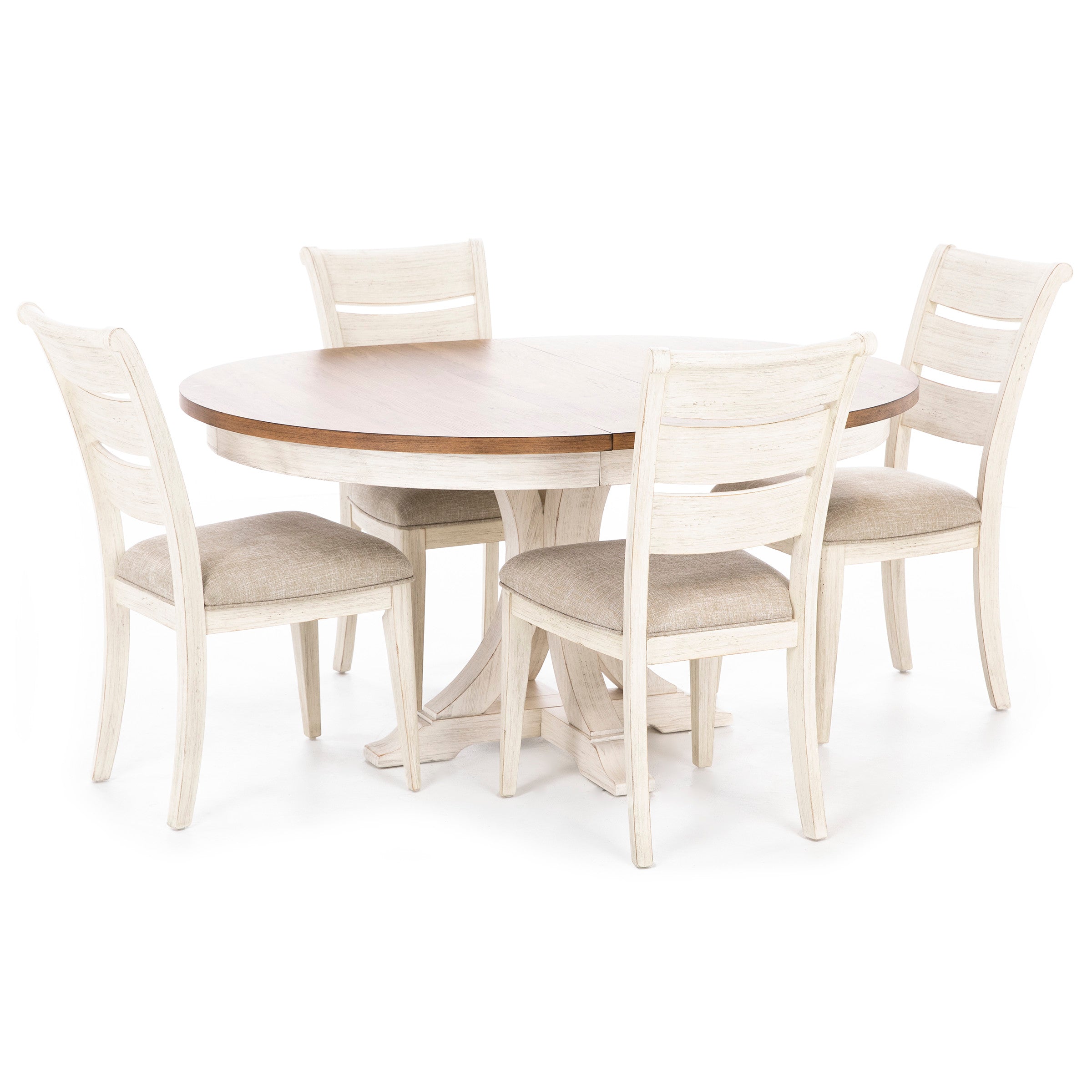 Farmhouse Reimagined 48-60" Round to Oval Dining Table
