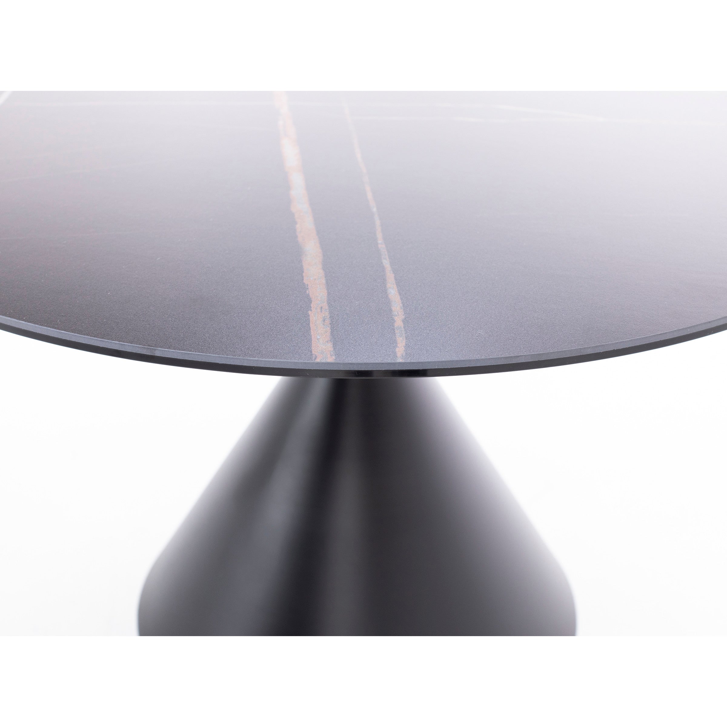 Nile 47" Round Sintered Stone Dining Table