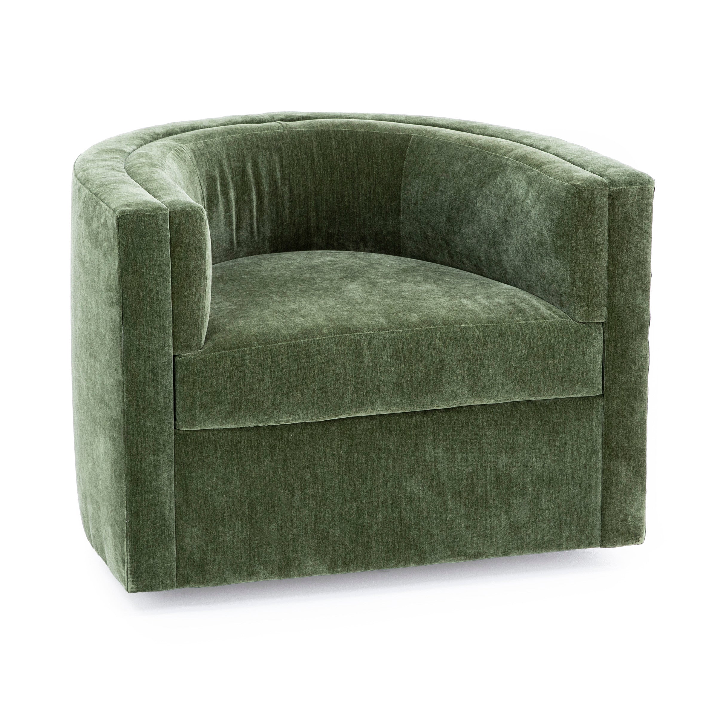 Crease Swivel Accent Chair