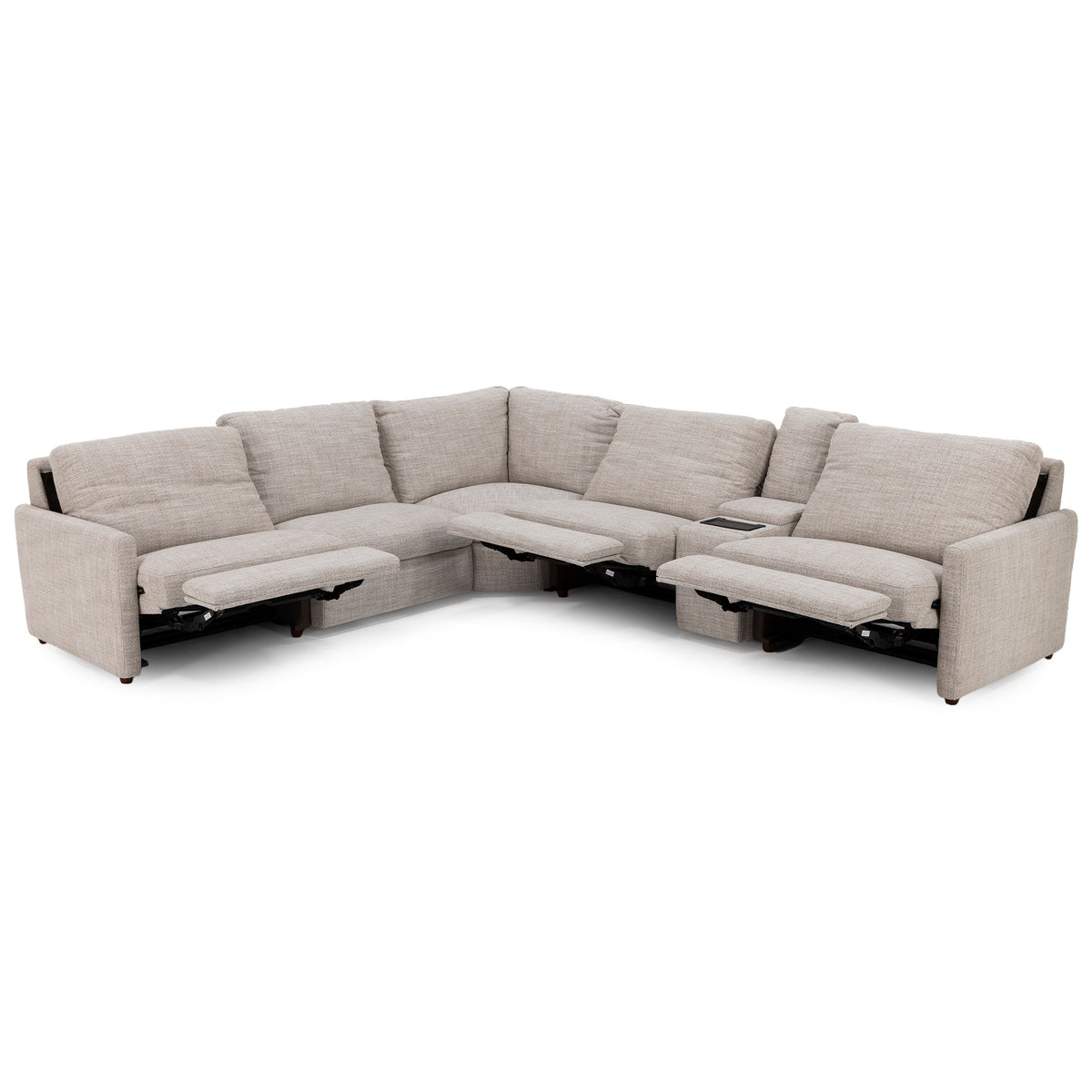 Ginger 6-Pc. Power Headrest Wall Saver Reclining Modular