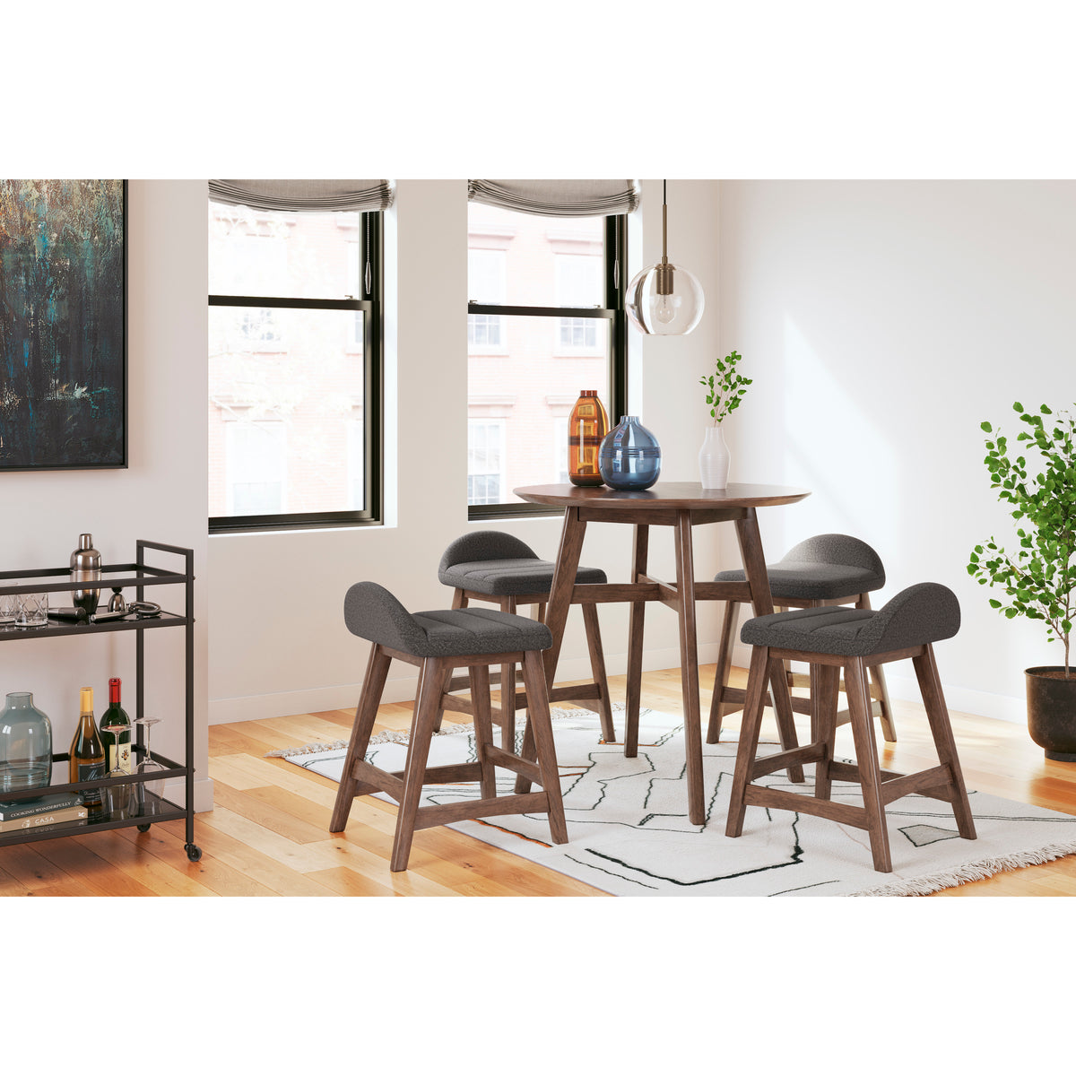 Emma Upholstered Counter Stool