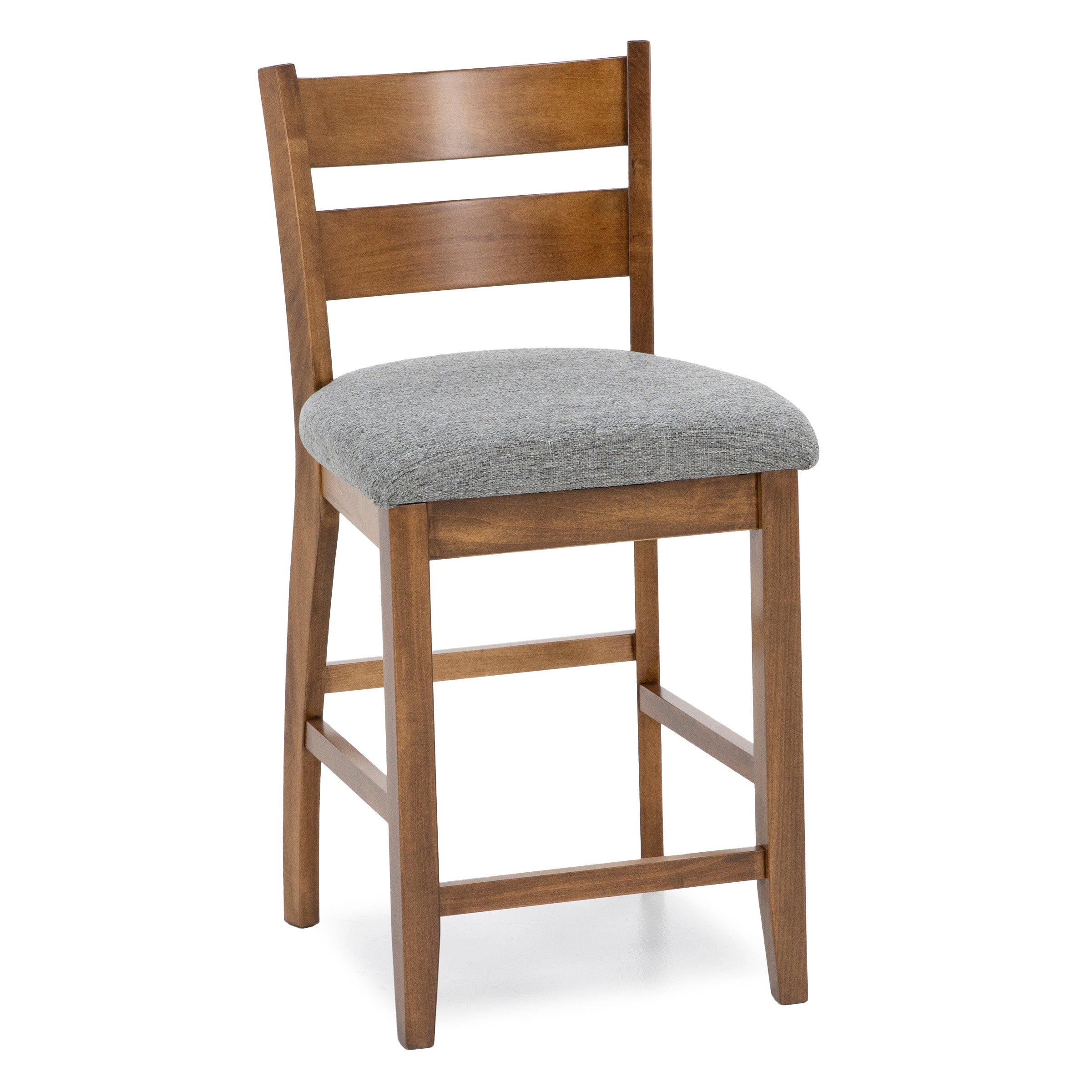 Lillian Ladder Back Upholstered Counter Stool