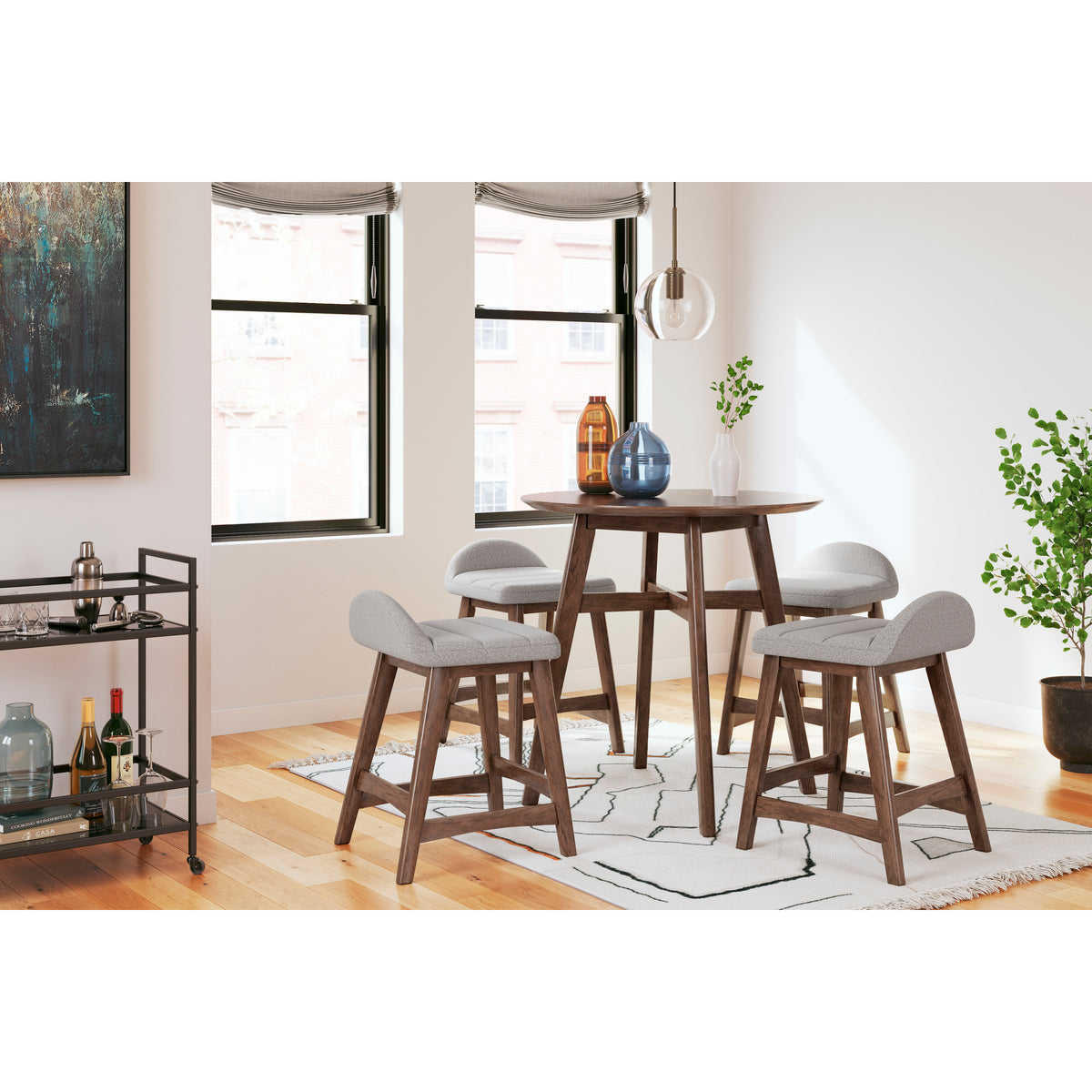Emma Upholstered Counter Stool