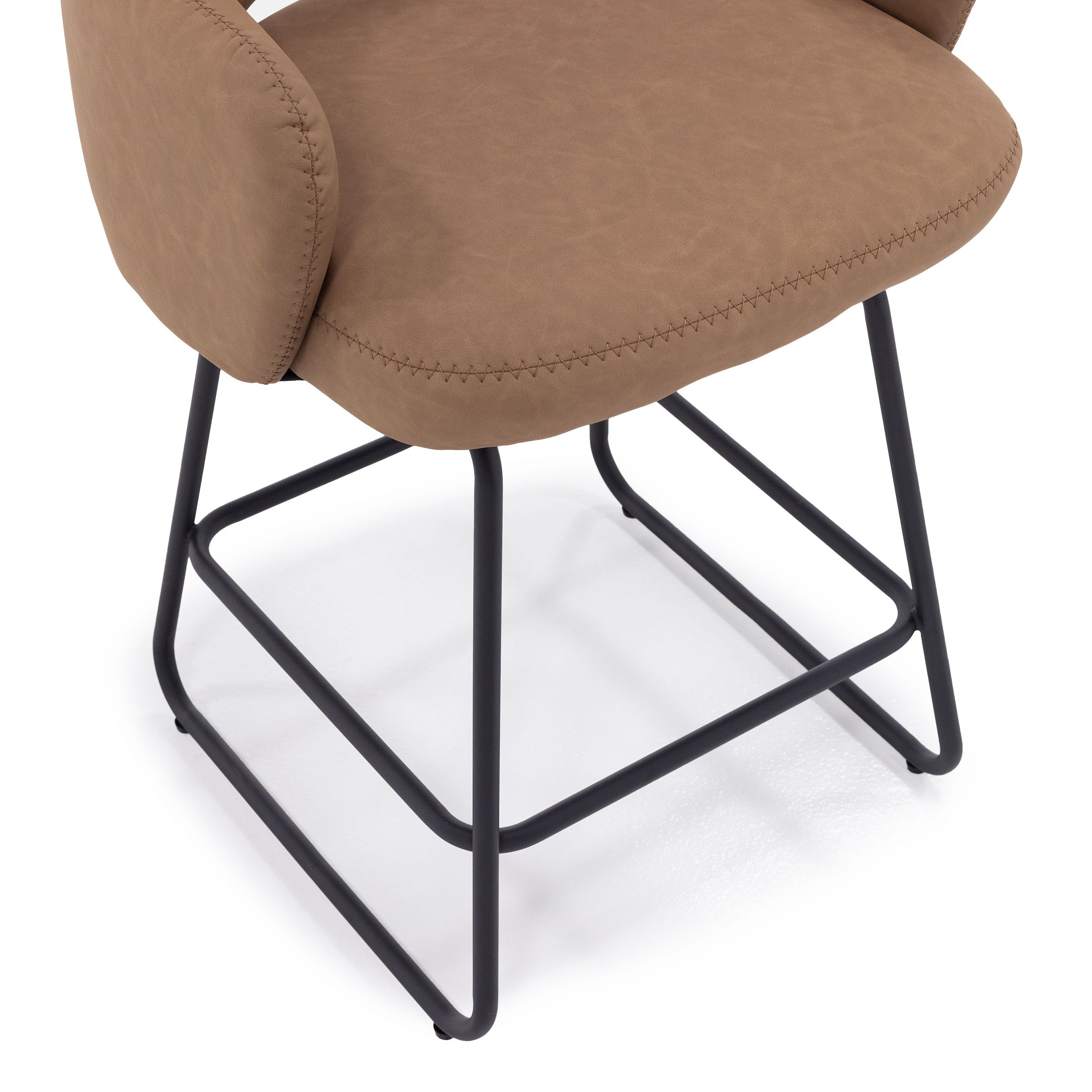 Asher 26" Swivel Counter Upholstered Stool