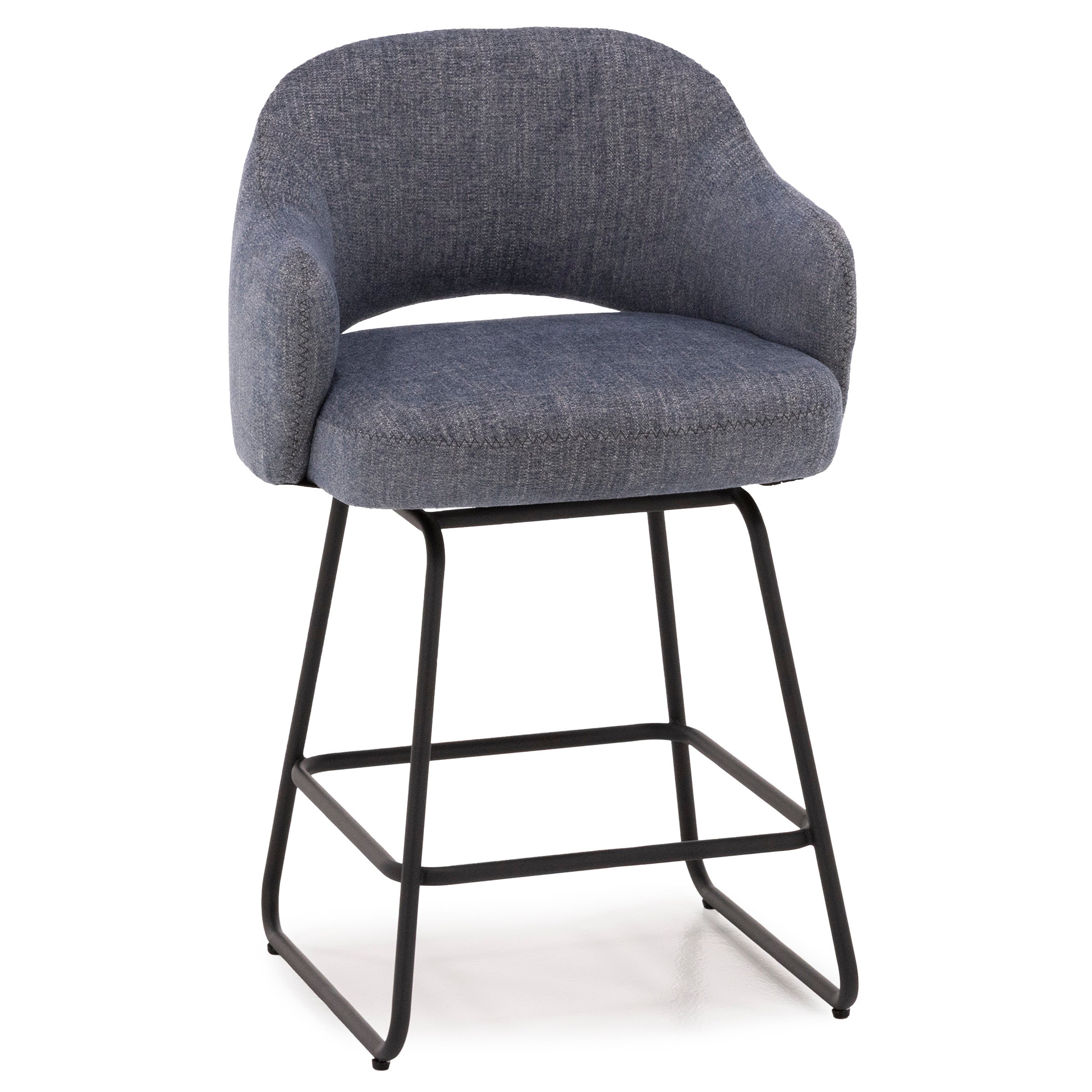 Asher 26" Swivel Counter Upholstered Stool