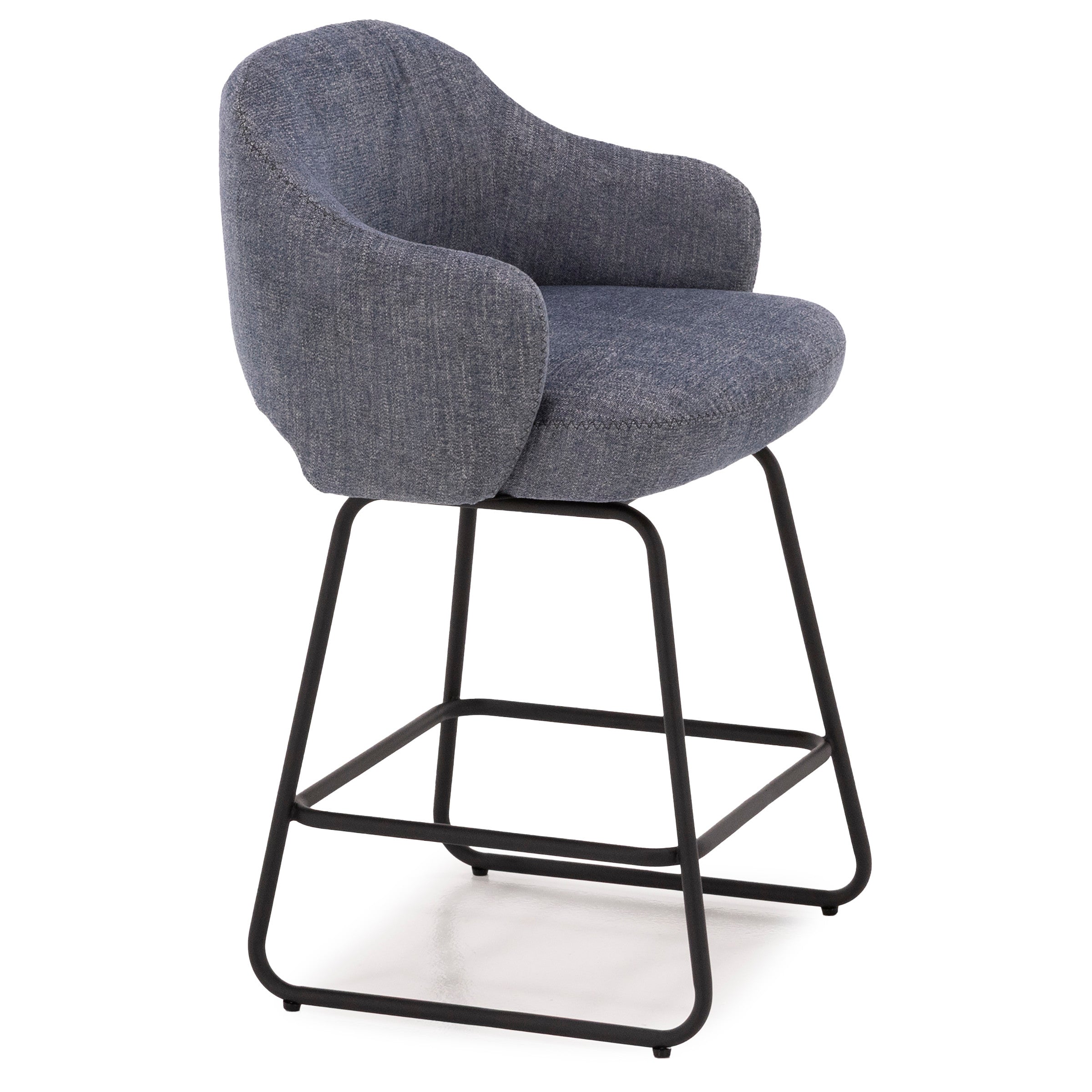 Asher 26" Swivel Counter Upholstered Stool