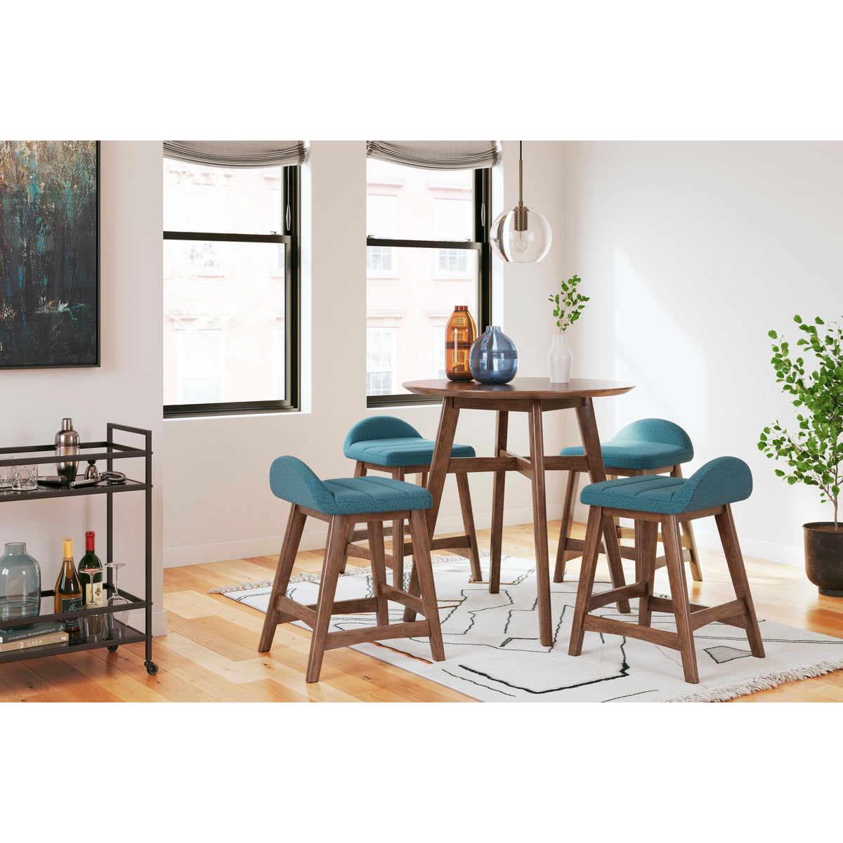 Emma Upholstered Counter Stool