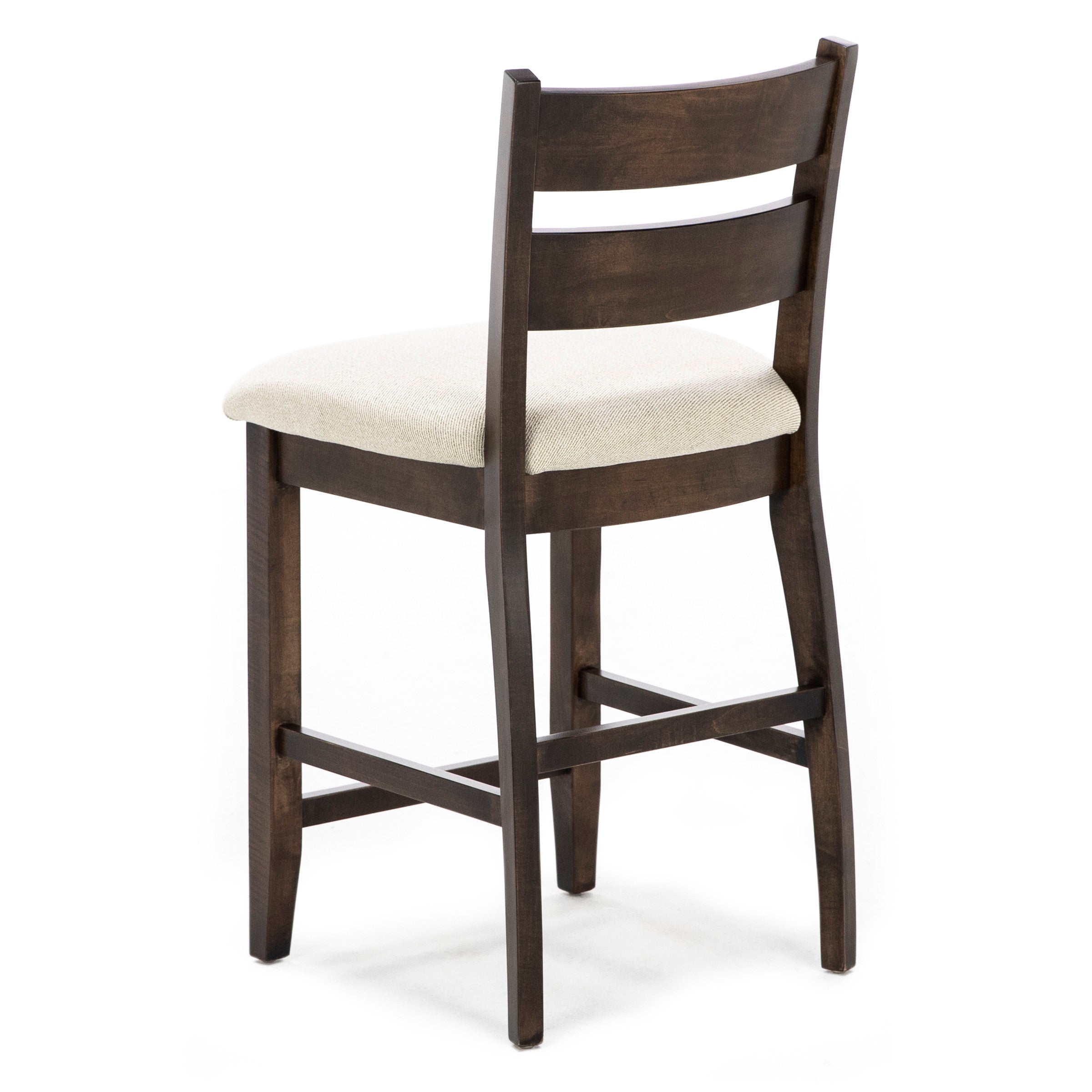 Lillian Ladder Back Upholstered Counter Stool