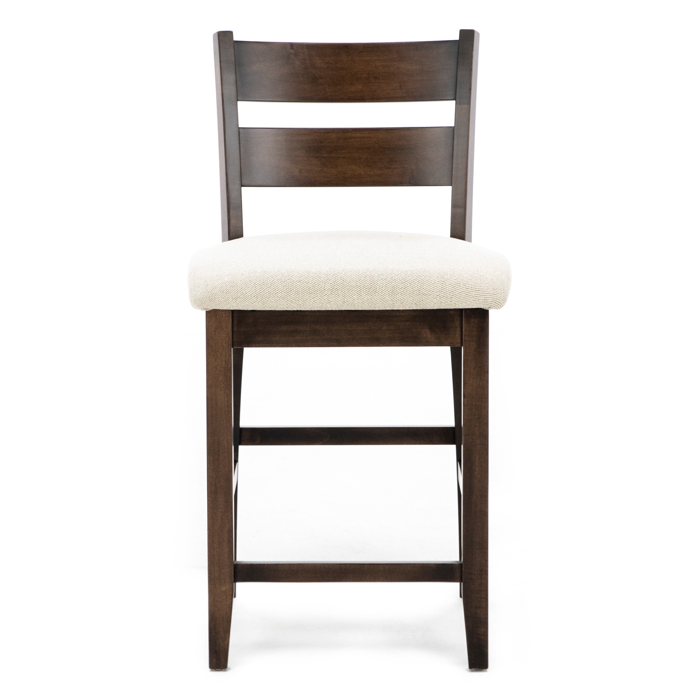 Lillian Ladder Back Upholstered Counter Stool