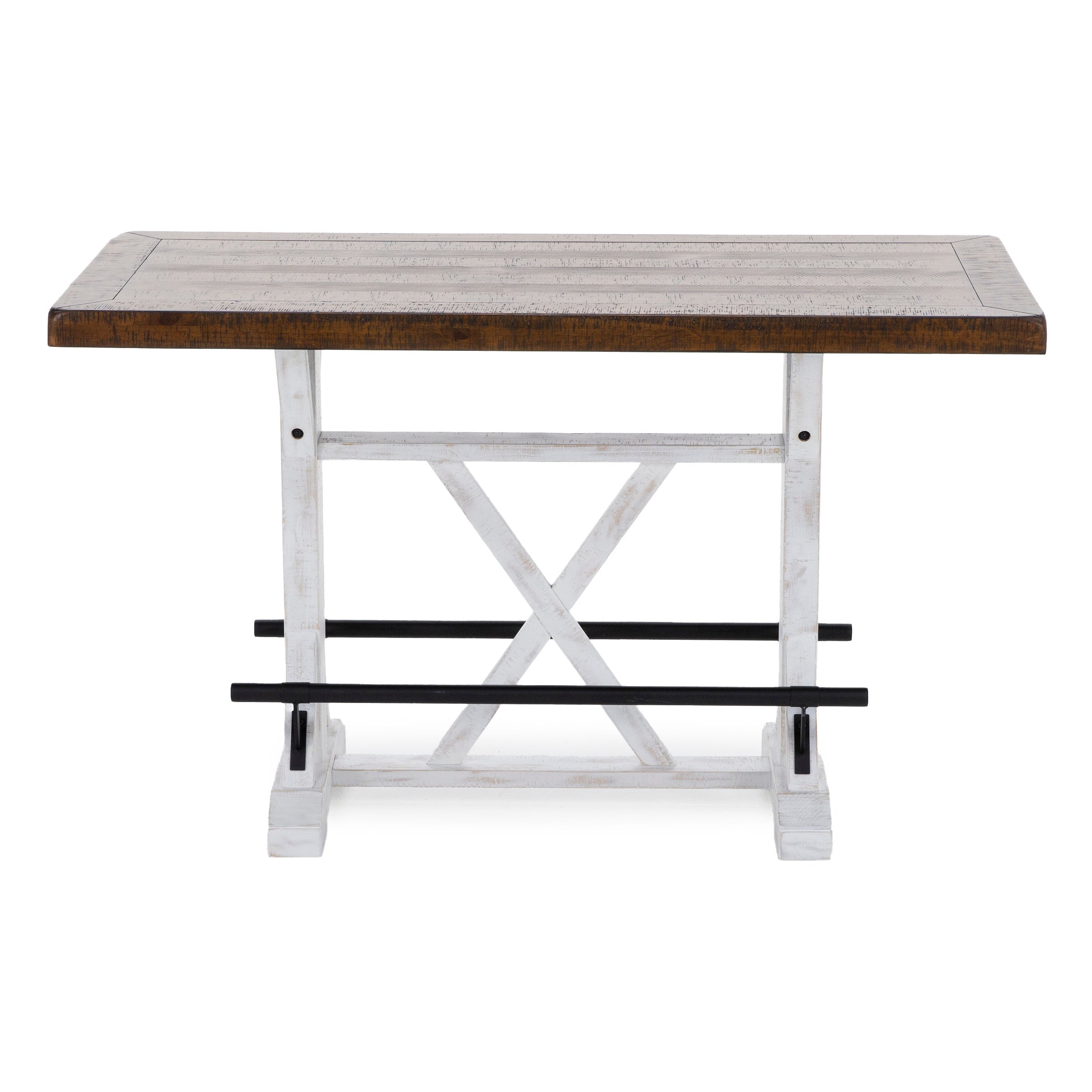 Pine Ridge 60" Counter Table, White