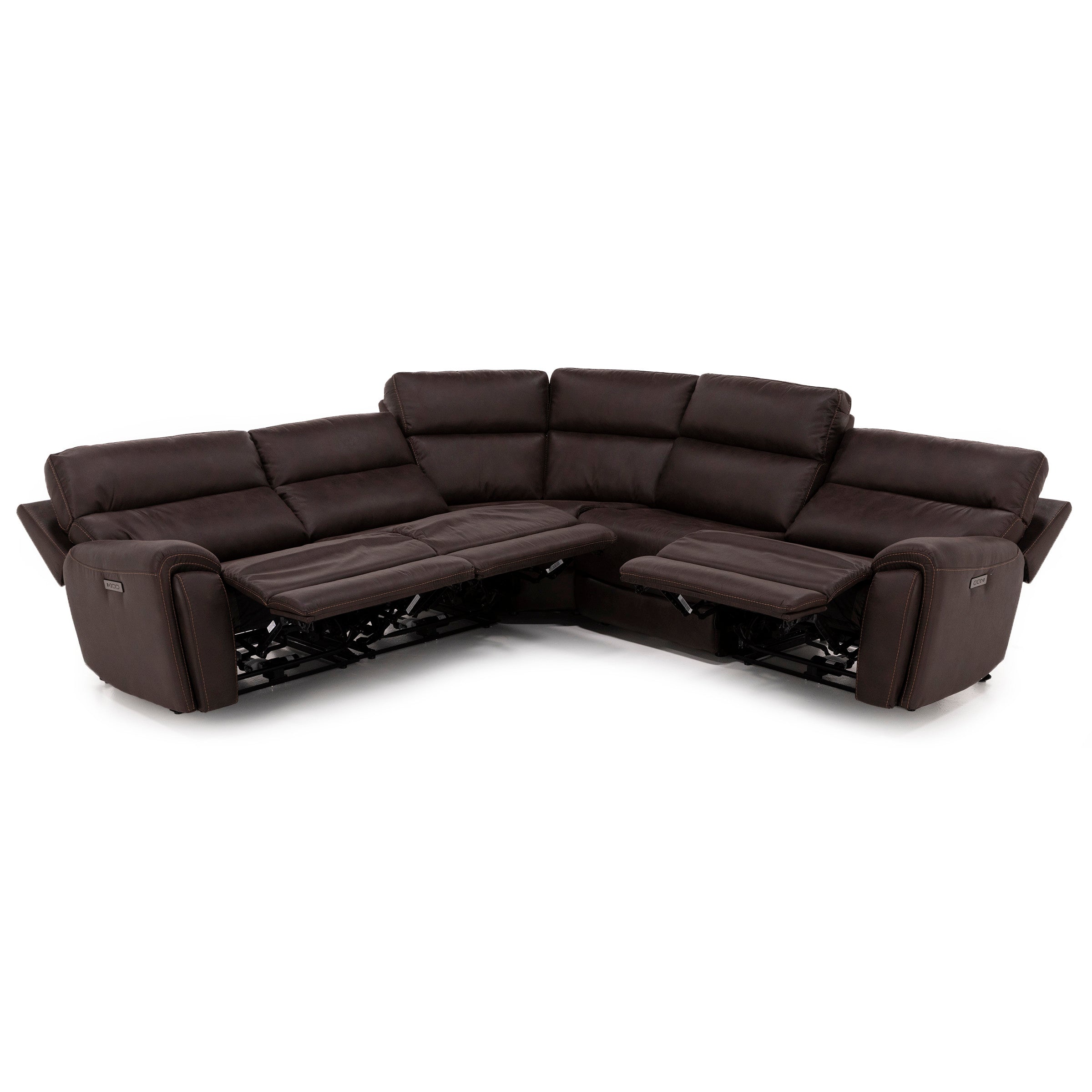 Dutton 5-Pc. Power Headrest Wall Saver Reclining Modular