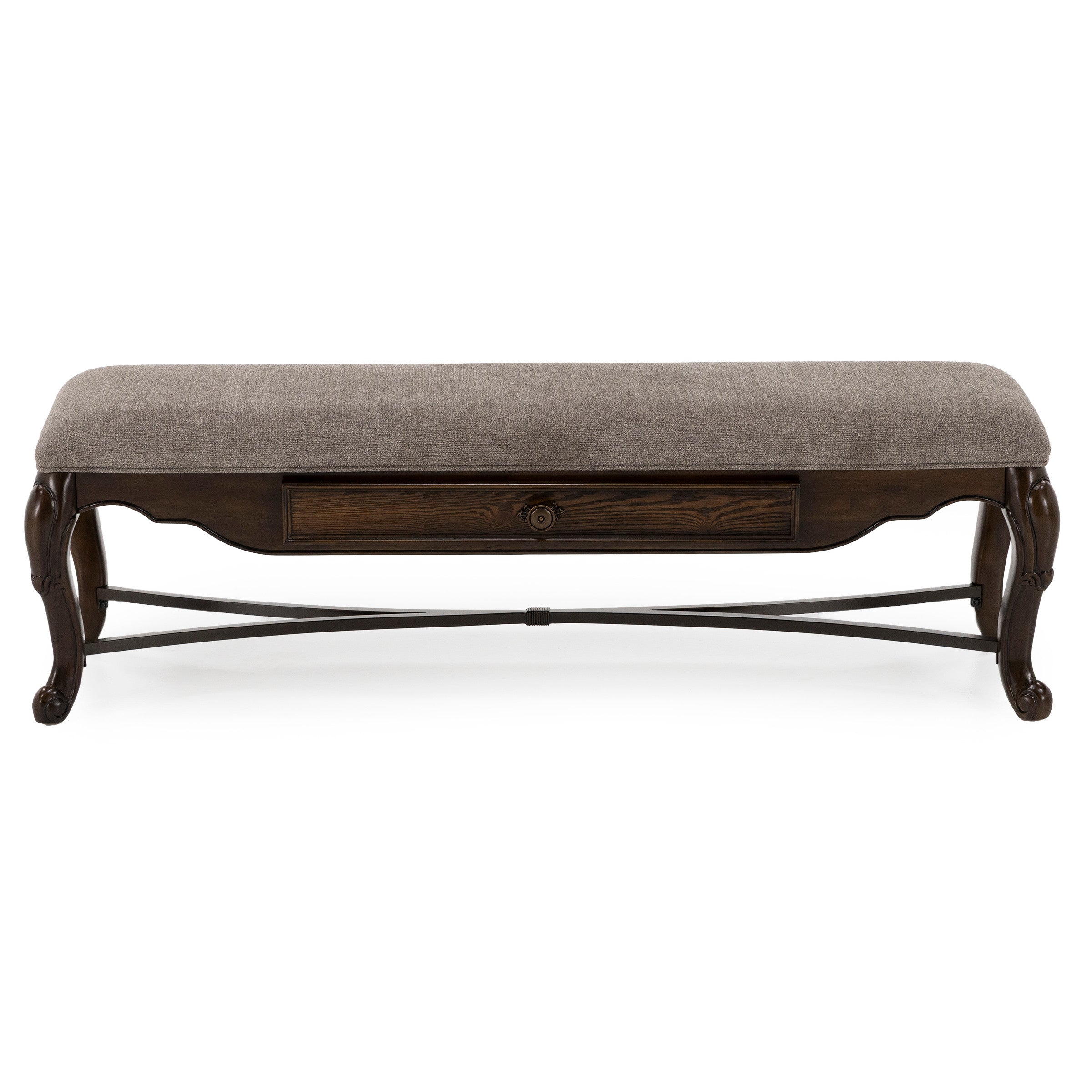 Monarch Upholstered Storage Bench