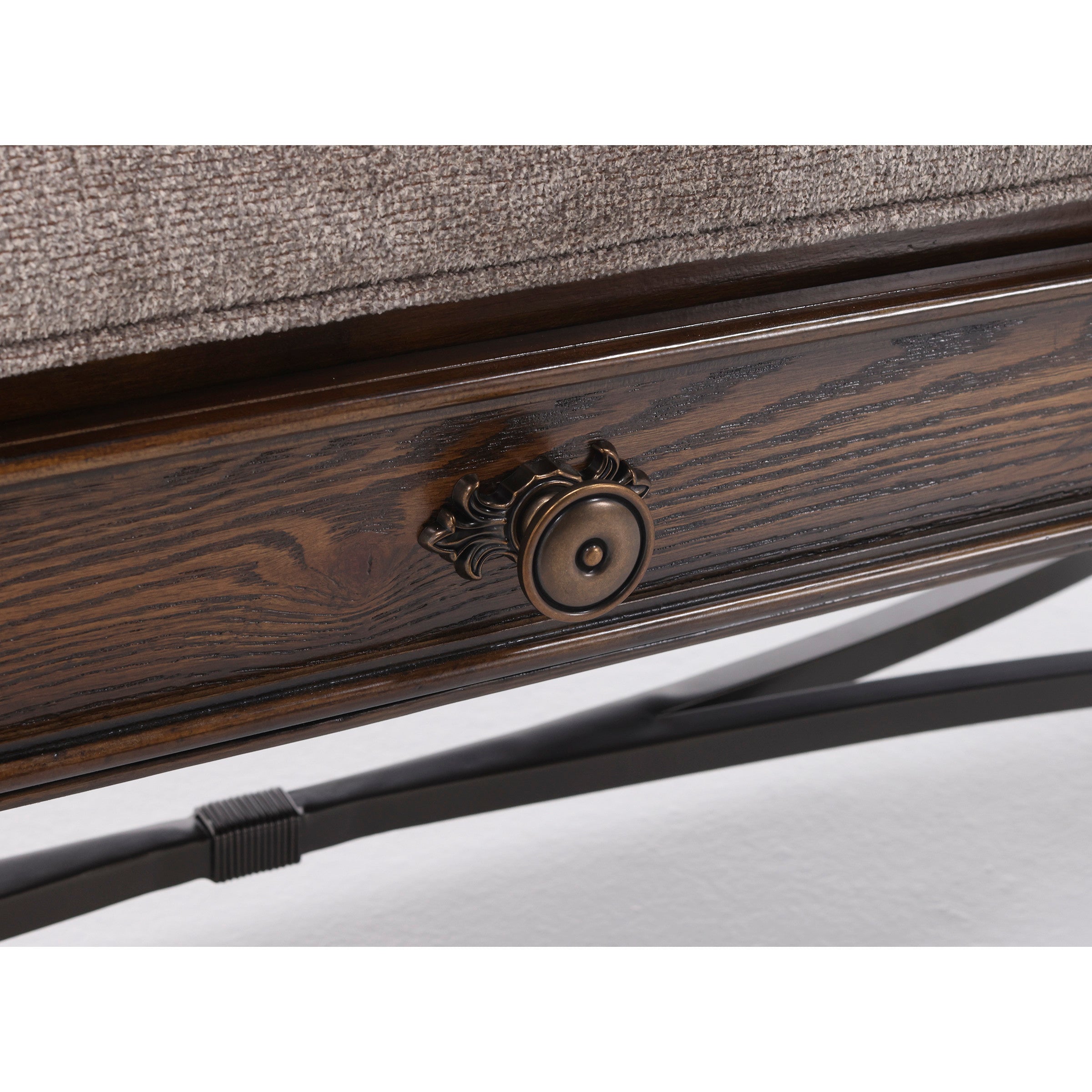 Monarch Upholstered Storage Bench