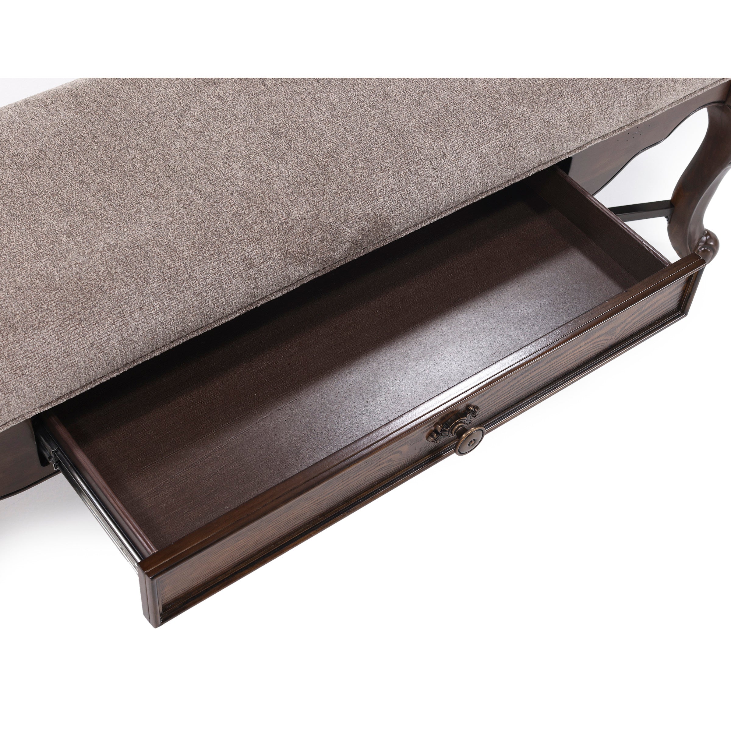 Monarch Upholstered Storage Bench