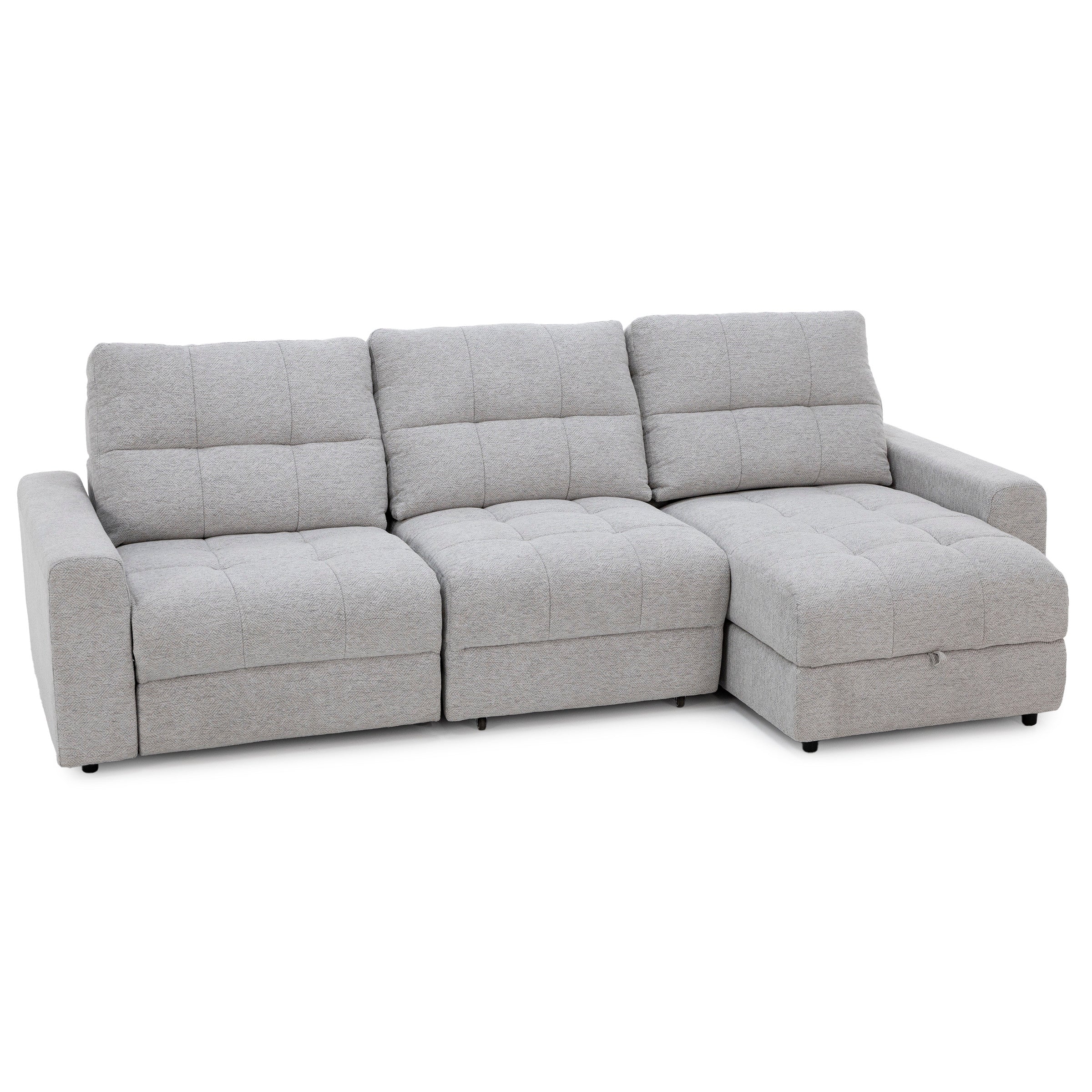 Duncan 3-Pc. Power Reclining Chaise Sofa With One Power Armless Sliding Chair