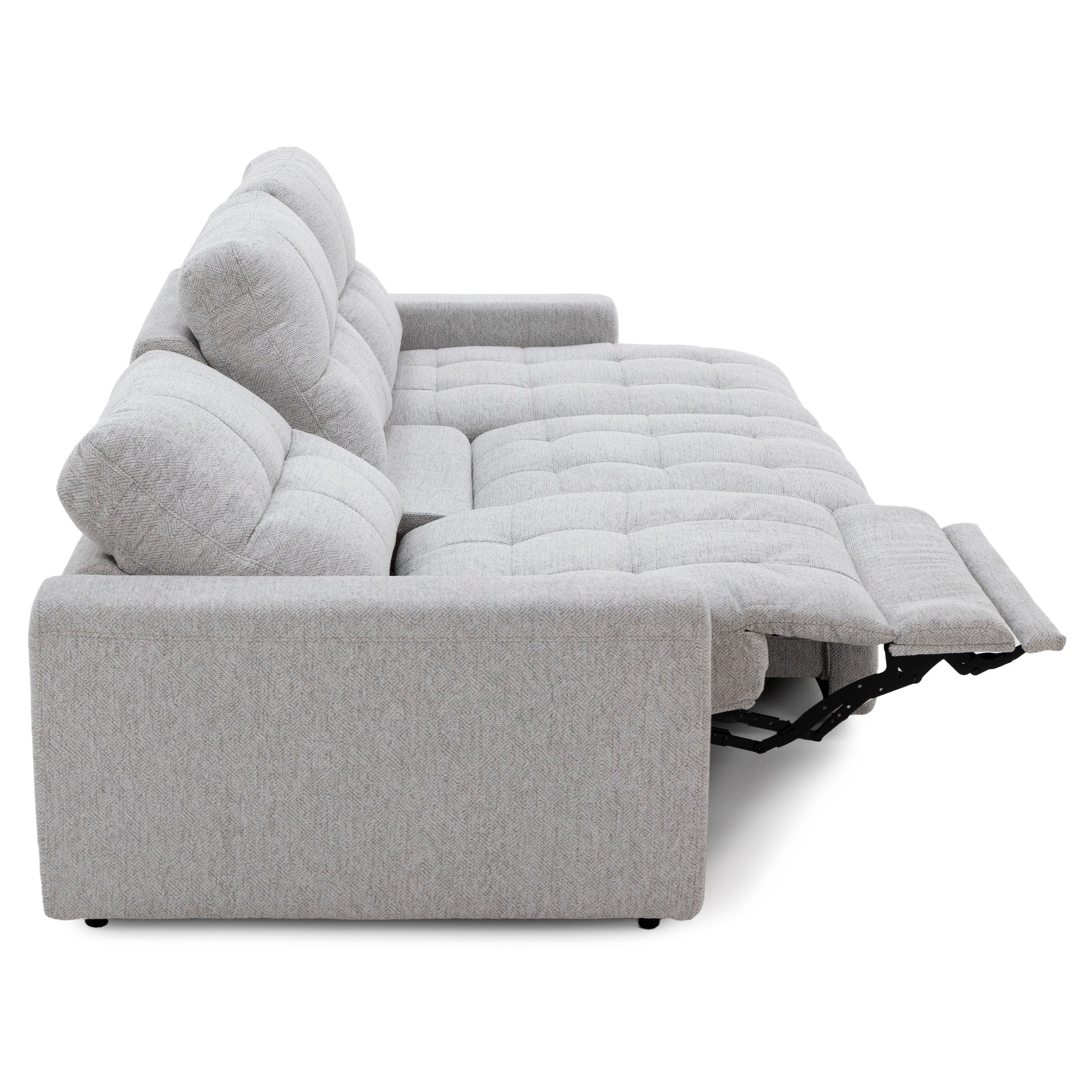 Duncan 3-Pc. Power Reclining Chaise Sofa With One Power Armless Sliding Chair