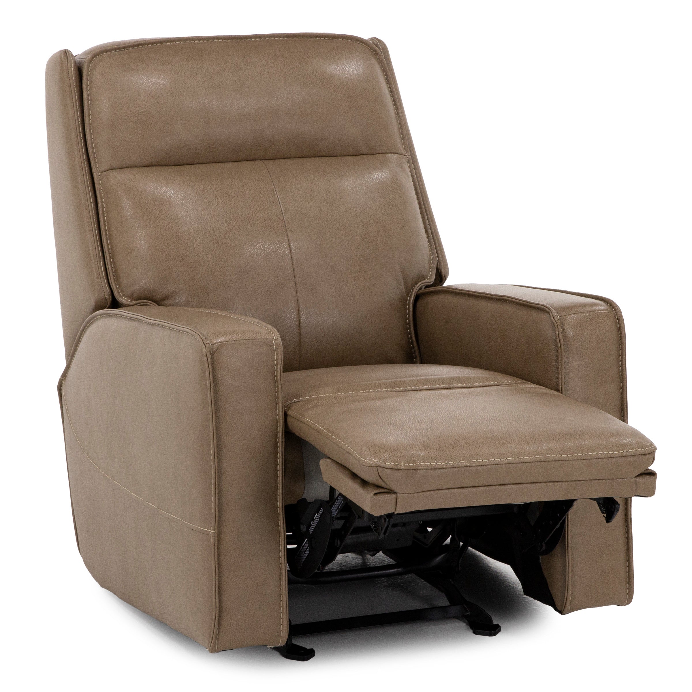 Nixie Leather Fully Loaded Glider Recliner