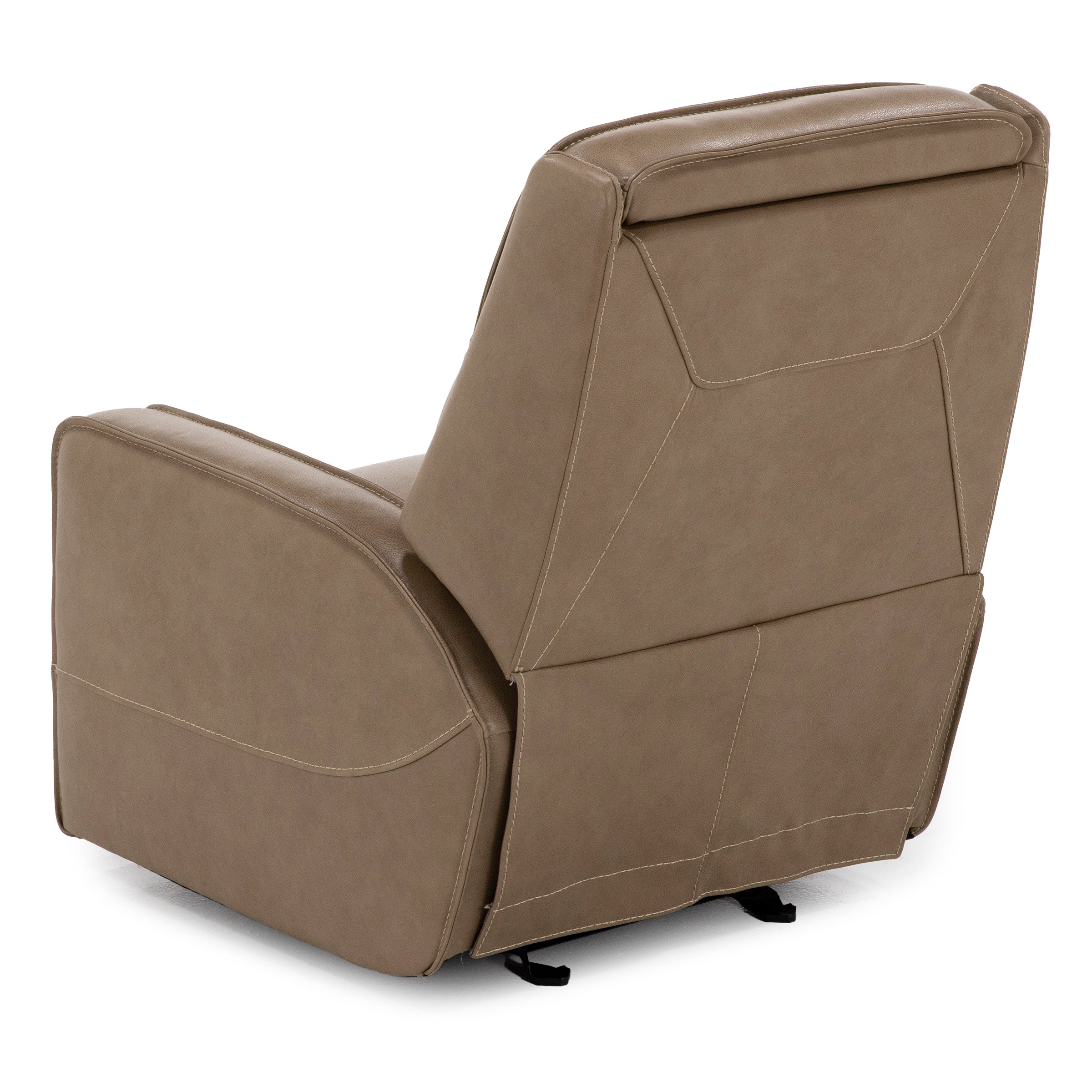 Nixie Leather Fully Loaded Glider Recliner