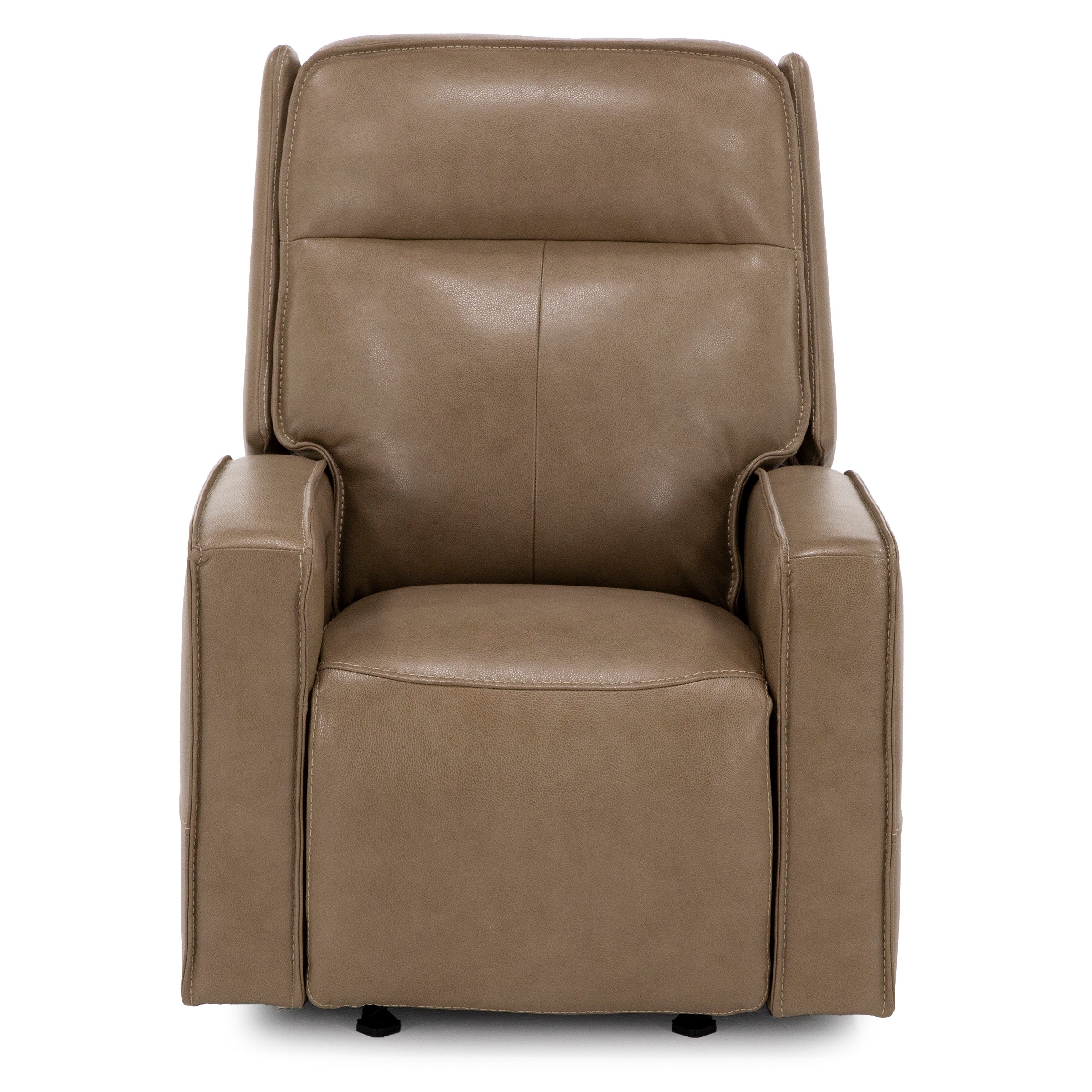 Nixie Leather Fully Loaded Glider Recliner