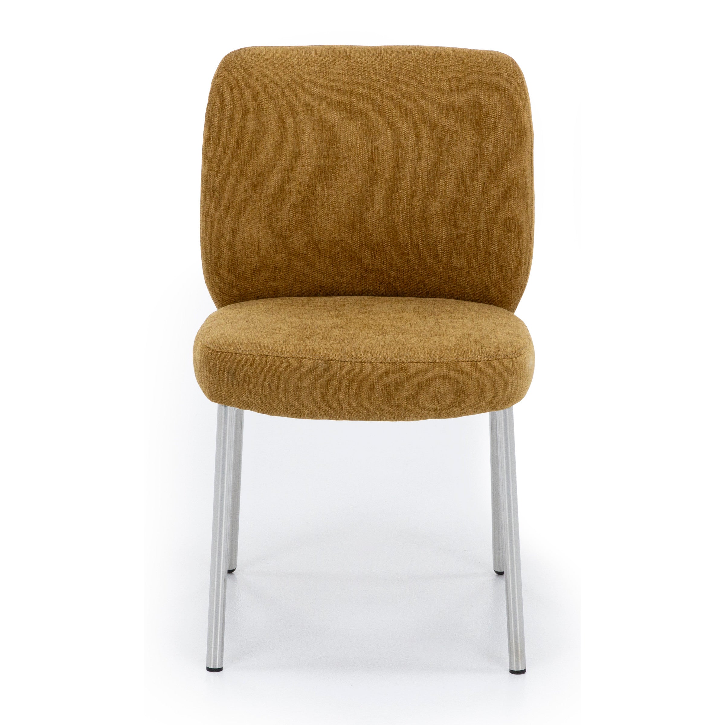 One Collection Danny Side Chair In Gold Chenille
