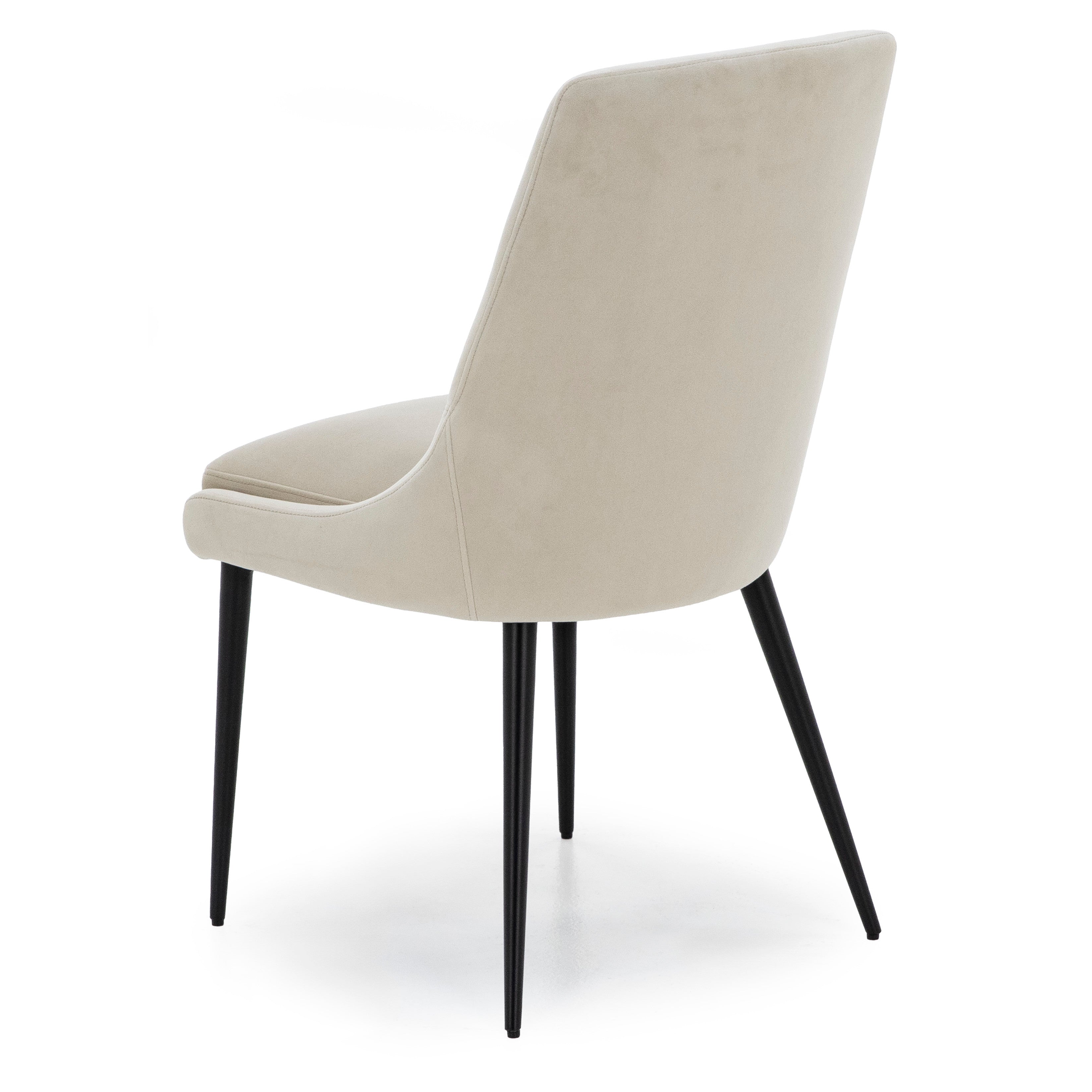 One Collection Donnie Side Chair In Smoked Cream