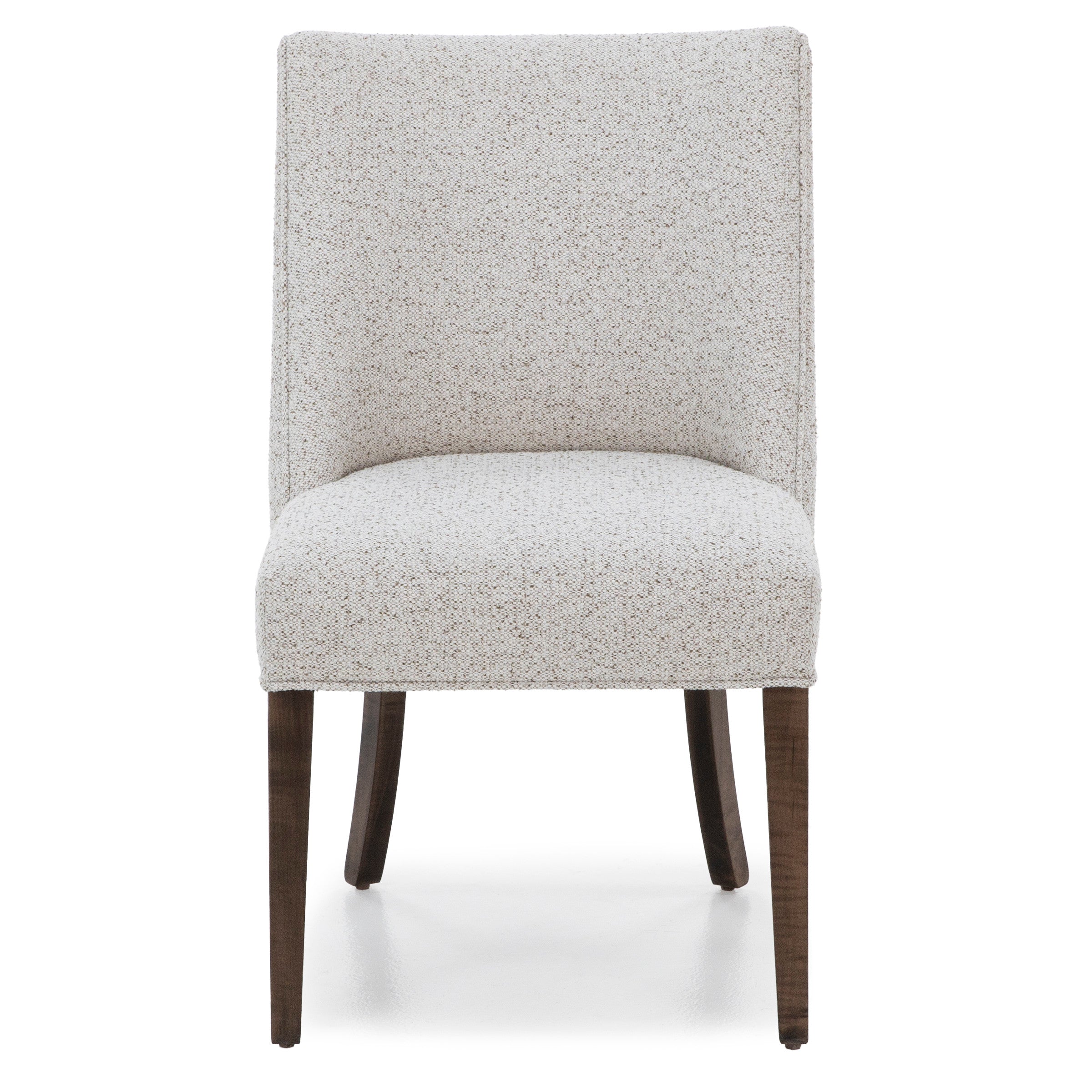 Mavin Grace Upholstered Side Chair With Performance Fabric In 409 Cocoa / 2007 Chitchat Hemp