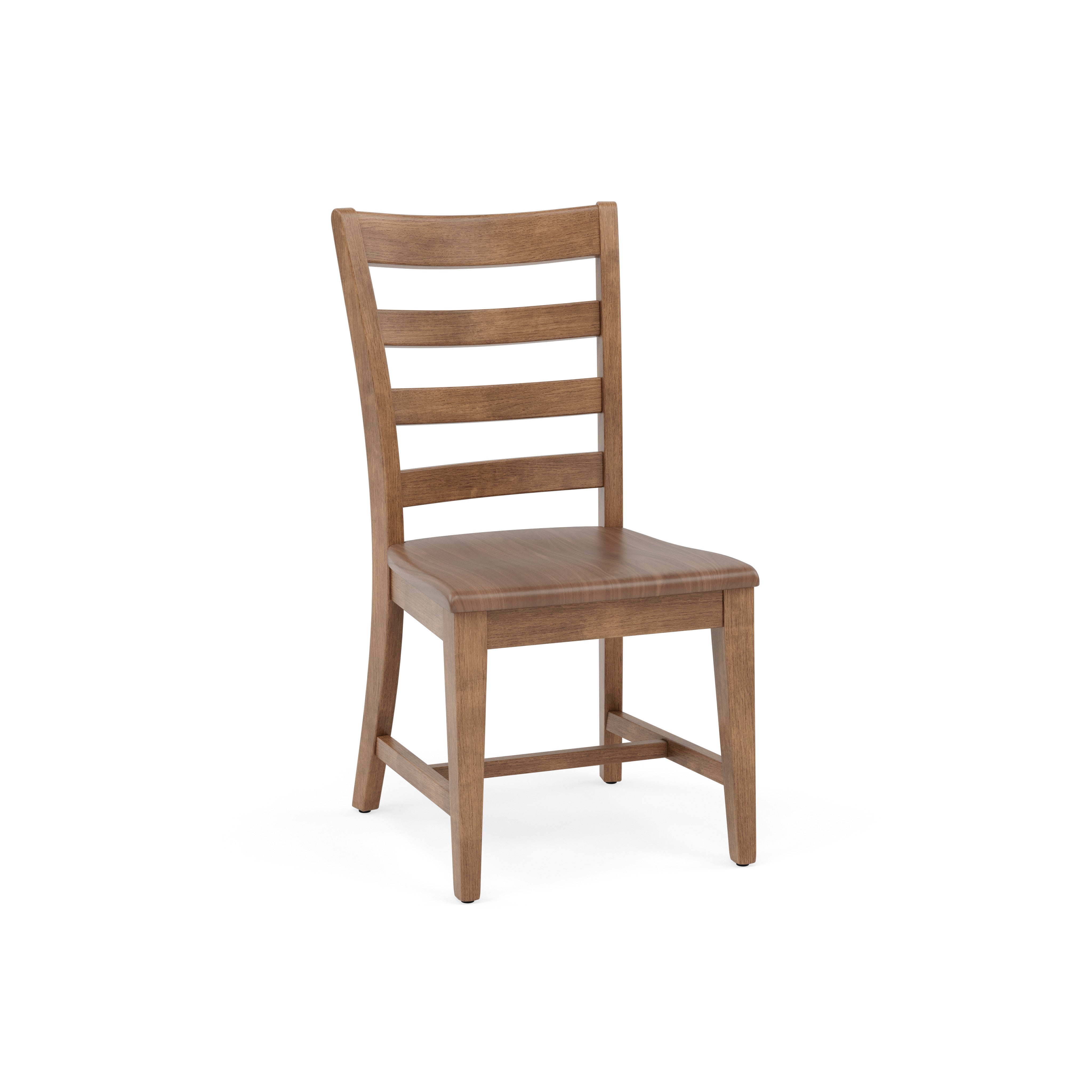Kincaid Kafe Ladderback Side Chair Wood Seat for your Dining Room