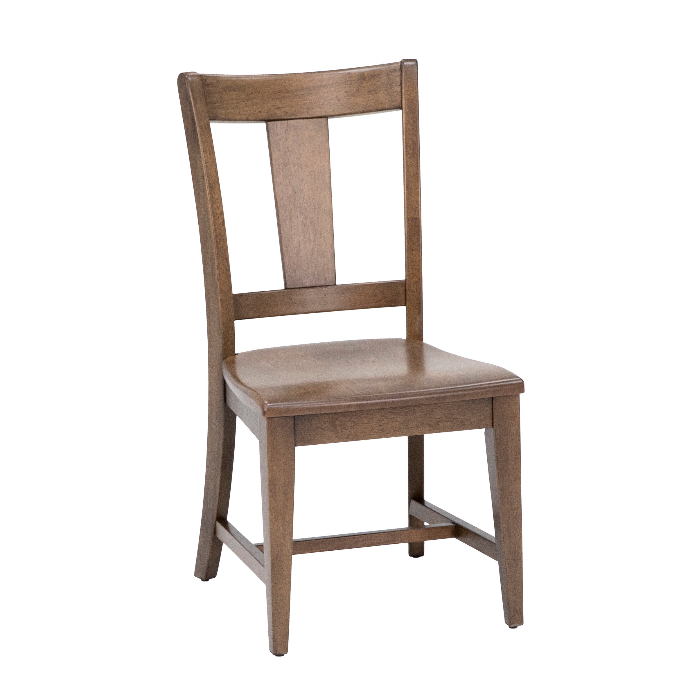 Kincaid Kafe Splat Back Side Chair Wood Seat