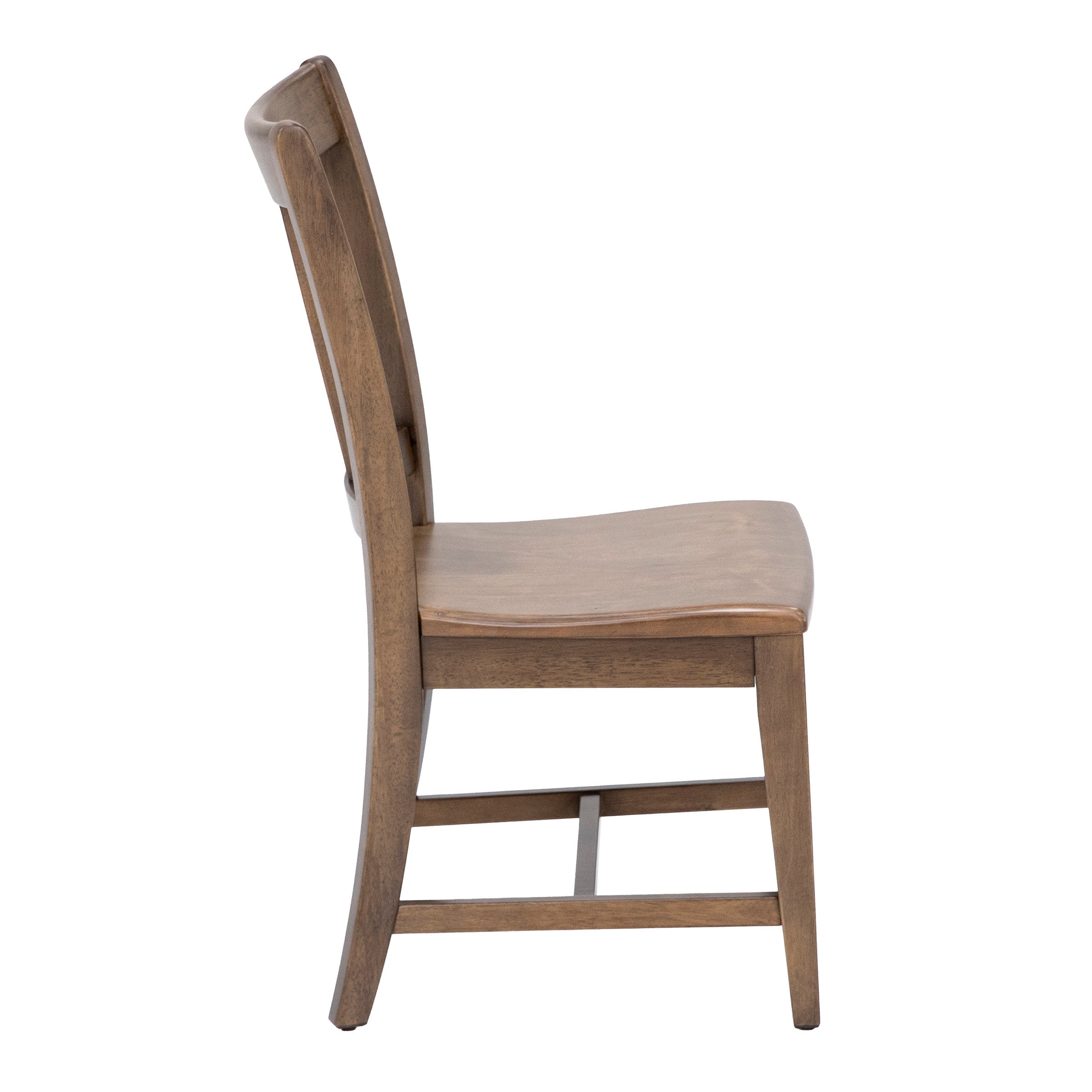 Kincaid Kafe Splat Back Side Chair Wood Seat