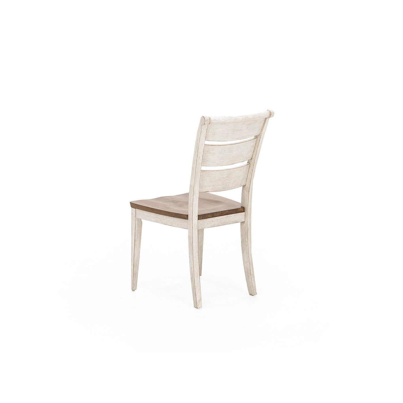 Farmhouse Reimagined Ladderback Wood Seat Side Chair