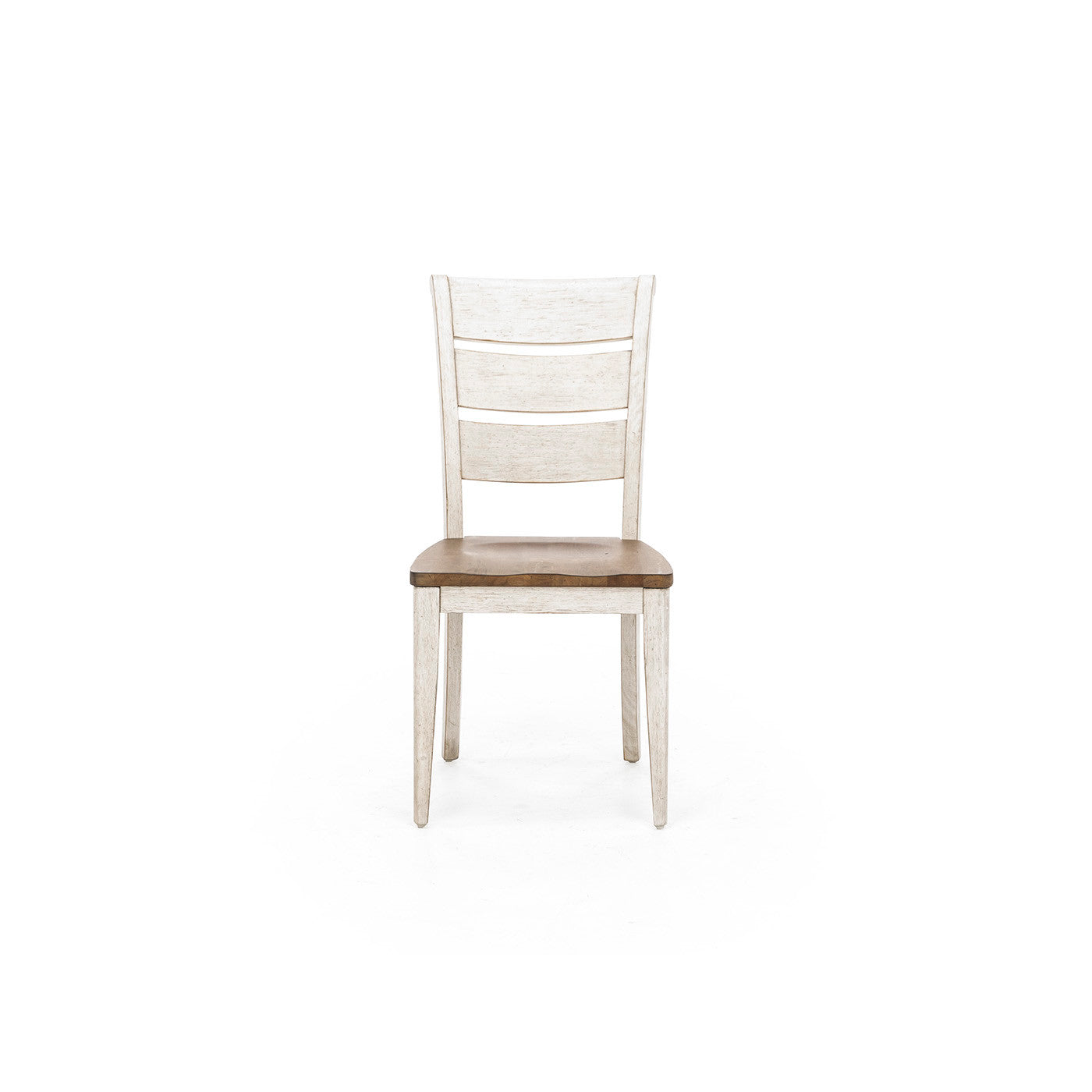 Farmhouse Reimagined Ladderback Wood Seat Side Chair