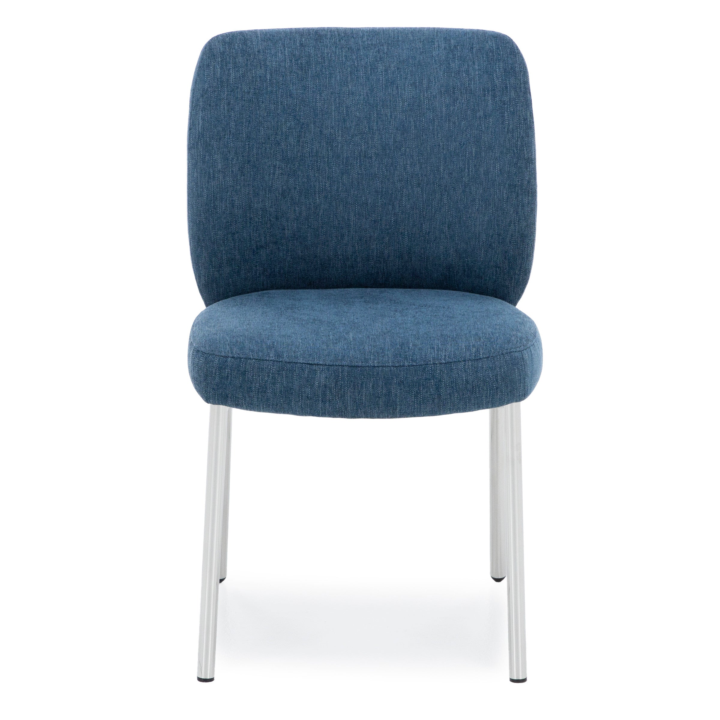 One Collection Danny Side Chair In Teal Chenille