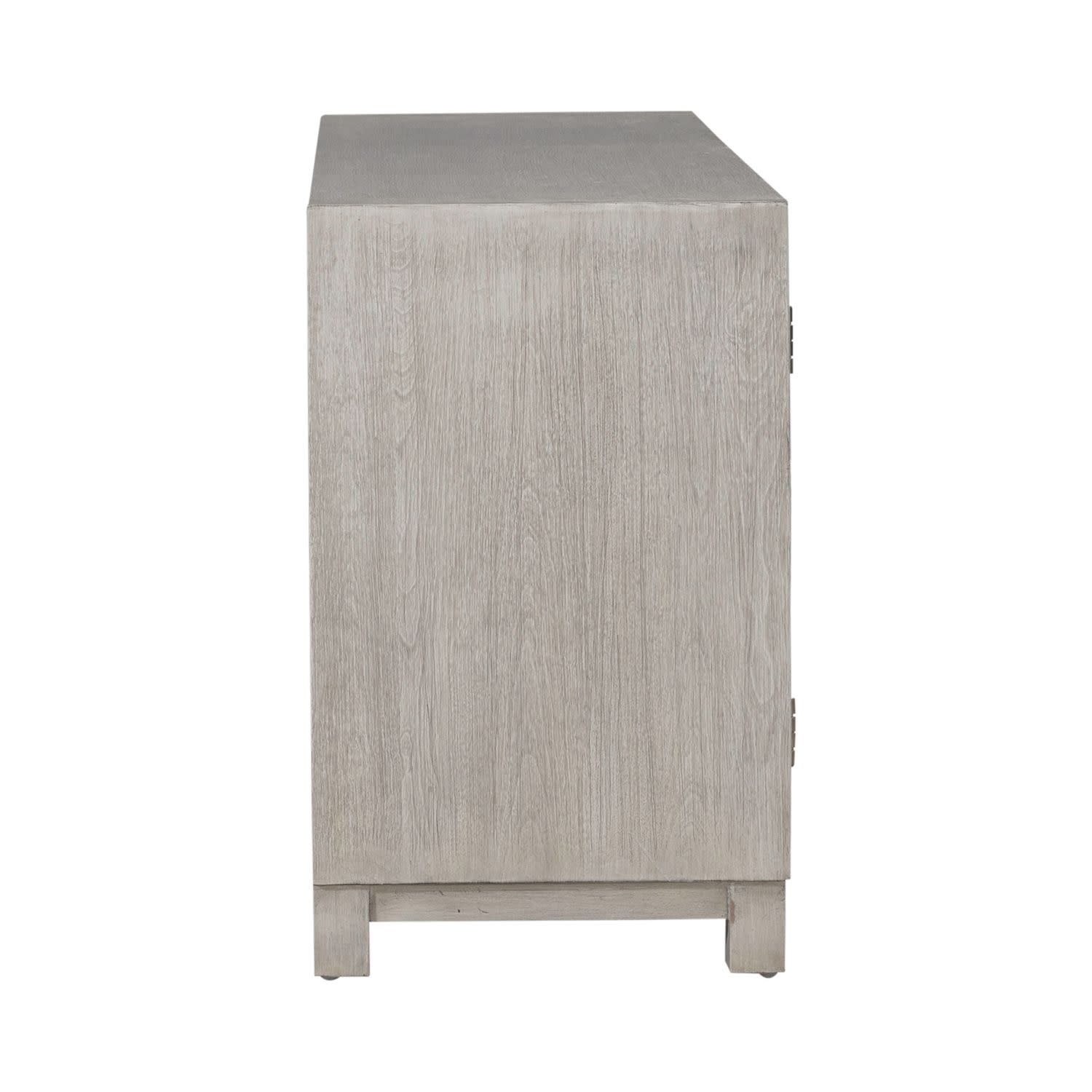 Sundance 60" 2 Door 3 Drawer Accent Cabinet In Antique Linen Finish
