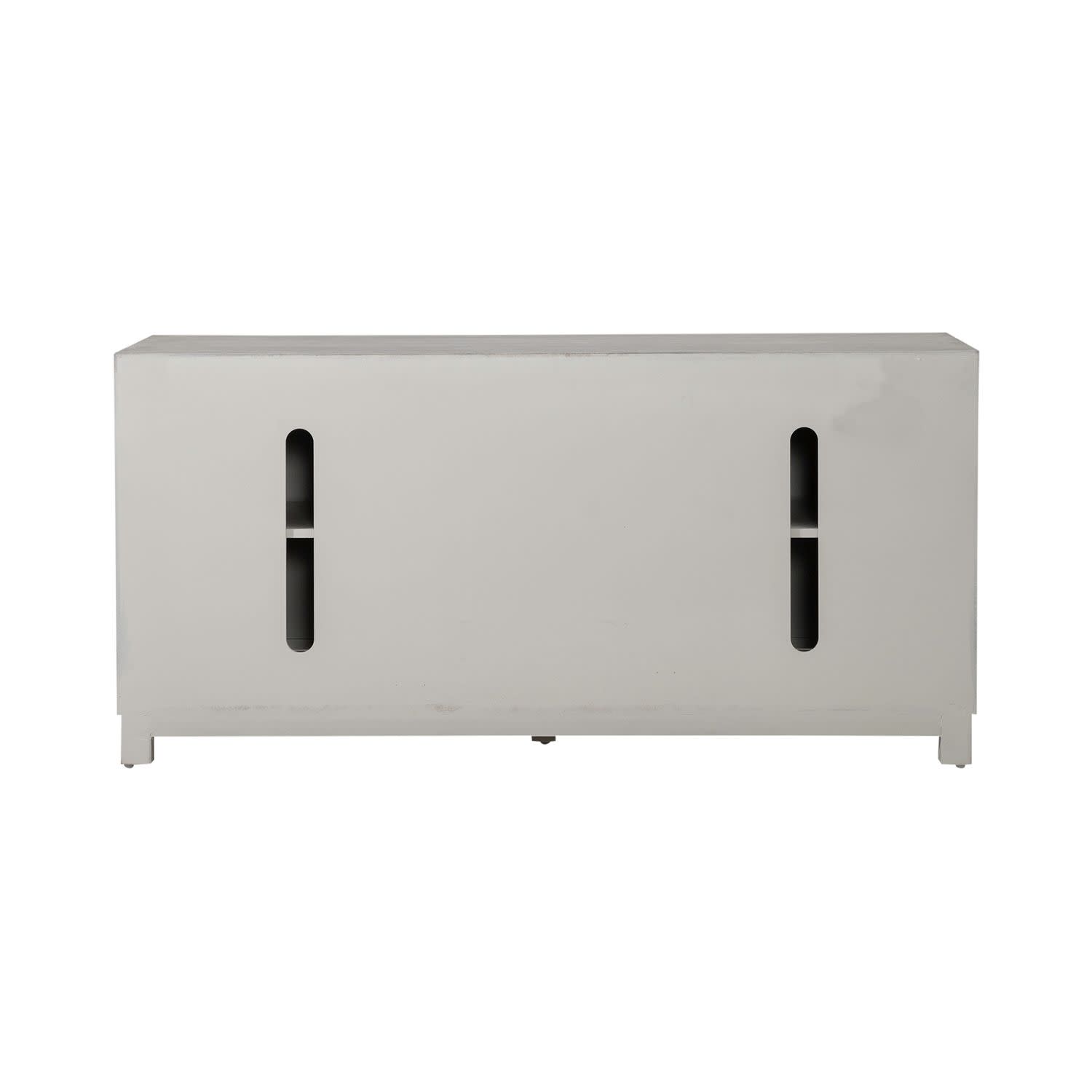 Sundance 60" 2 Door 3 Drawer Accent Cabinet In Antique Linen Finish