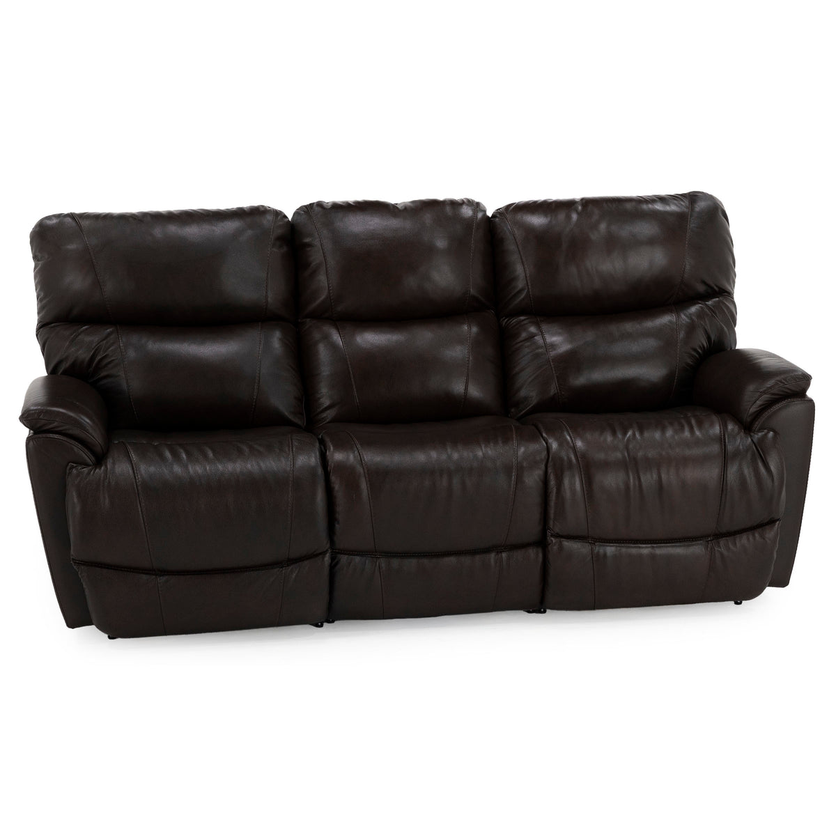 Trouper 3-Pc. Leather Fully Loaded Reclining Sofa With Wireless Remotes