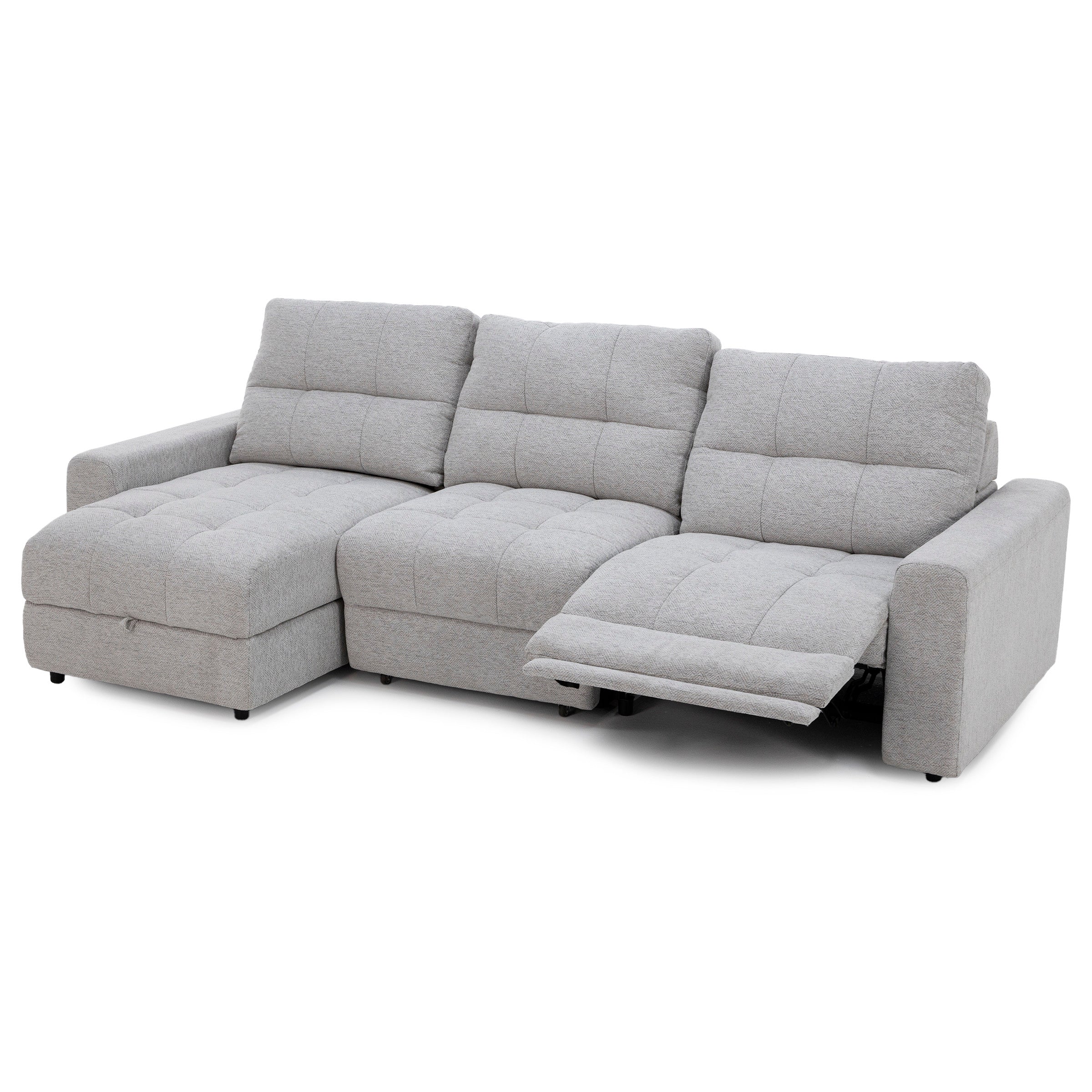 Duncan 3-Pc. Power Reclining Chaise Sofa