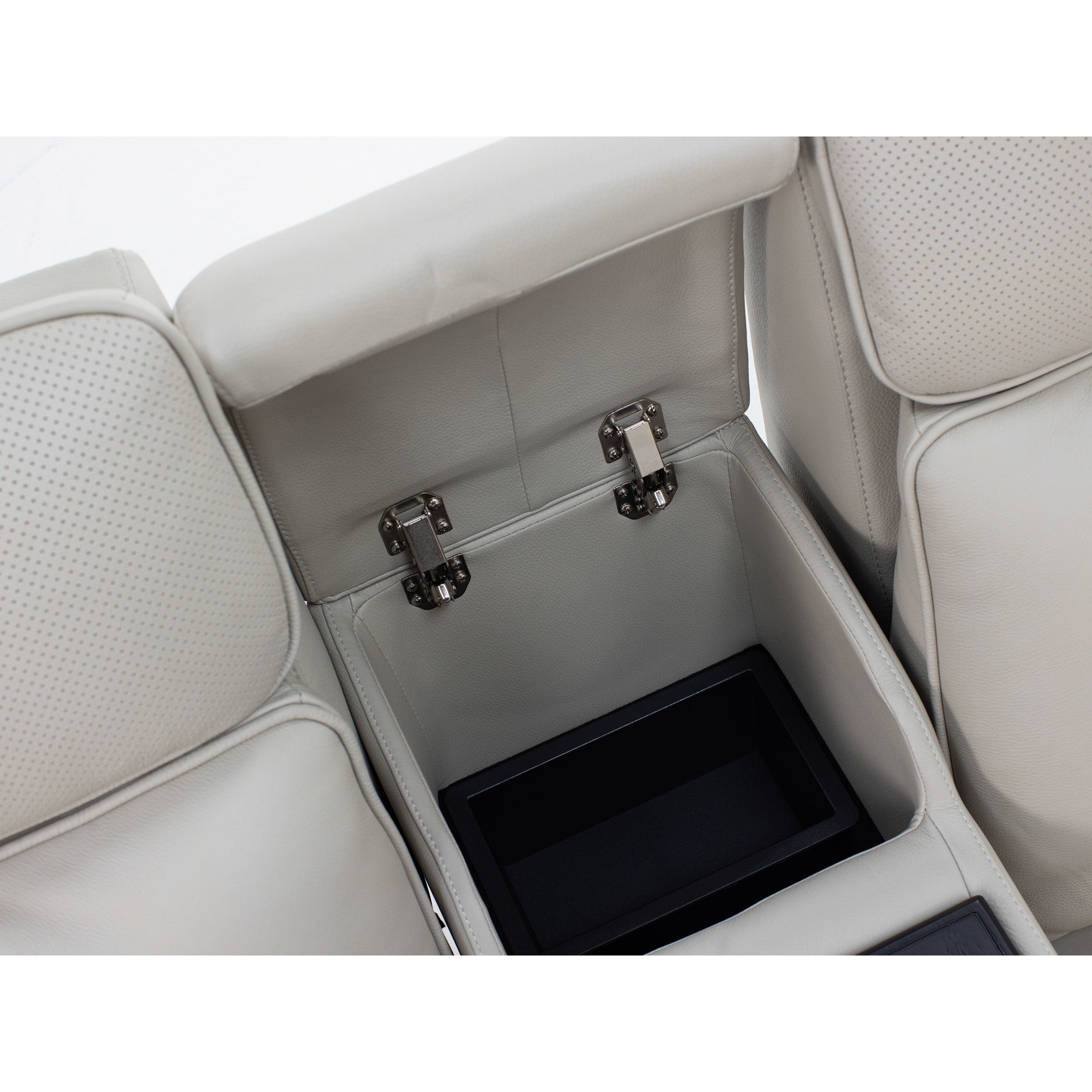 Percy Leather 6-Pc. Fully Loaded Wall Saver Modular With Immersive Audio, Heat And Massage