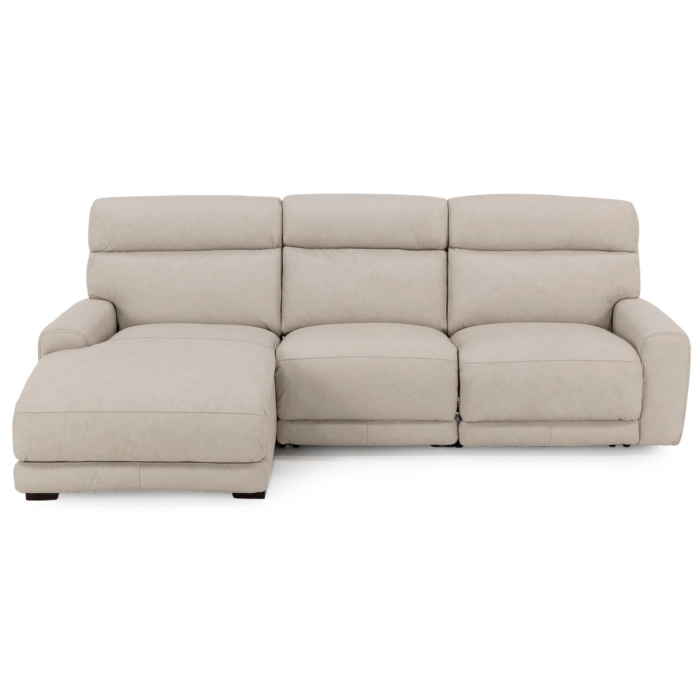 Morrow 3-Pc. Leather Fully Loaded Zero Gravity Reclining Chaise Sofa