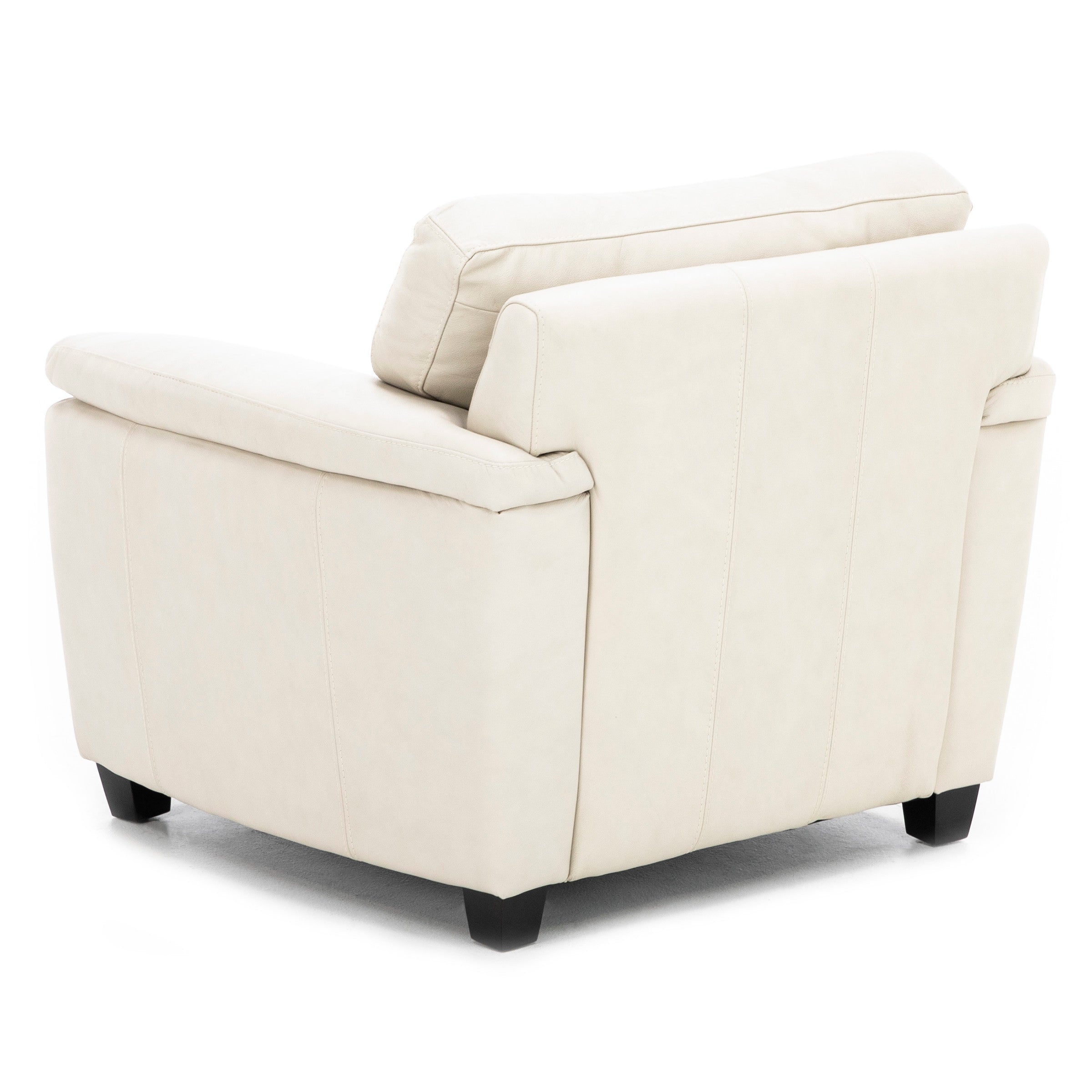 Sacramento Leather Medium Pillow Arm Chair