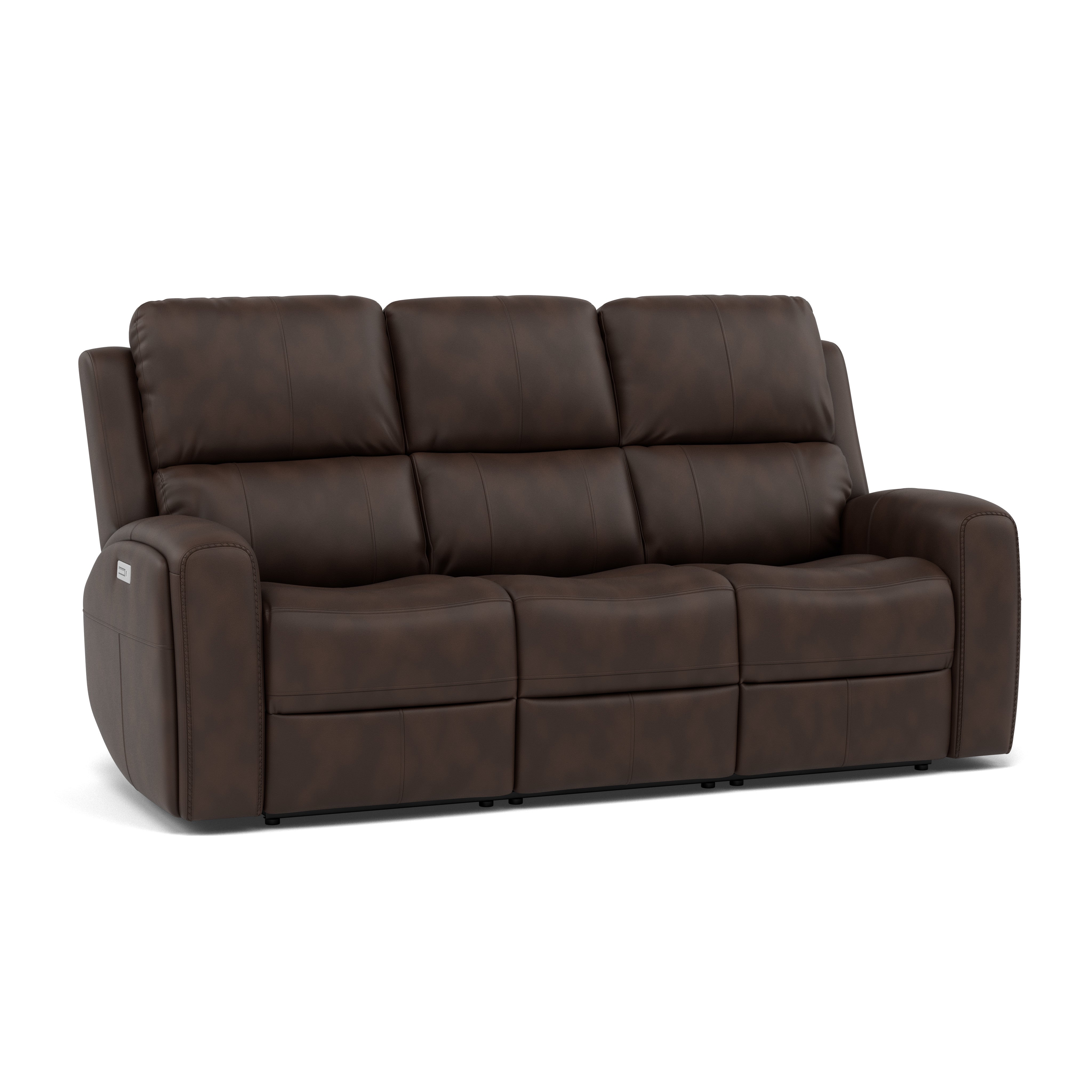 Flexsteel Landon Leather Zero Gravity Fully Loaded Reclining Sofa