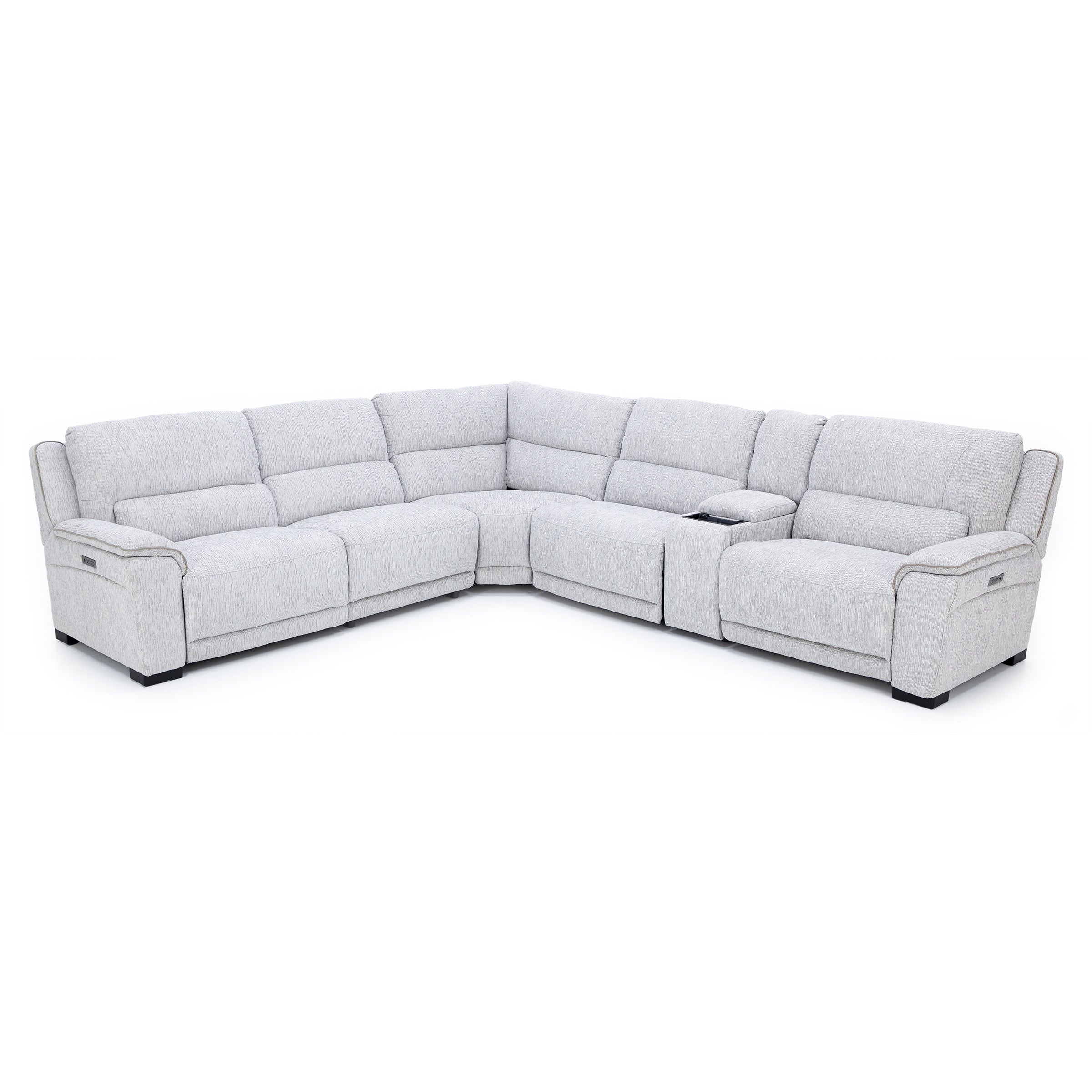 Jayden 5-Pc. Power Headrest Zero Gravity Reclining Sectional for