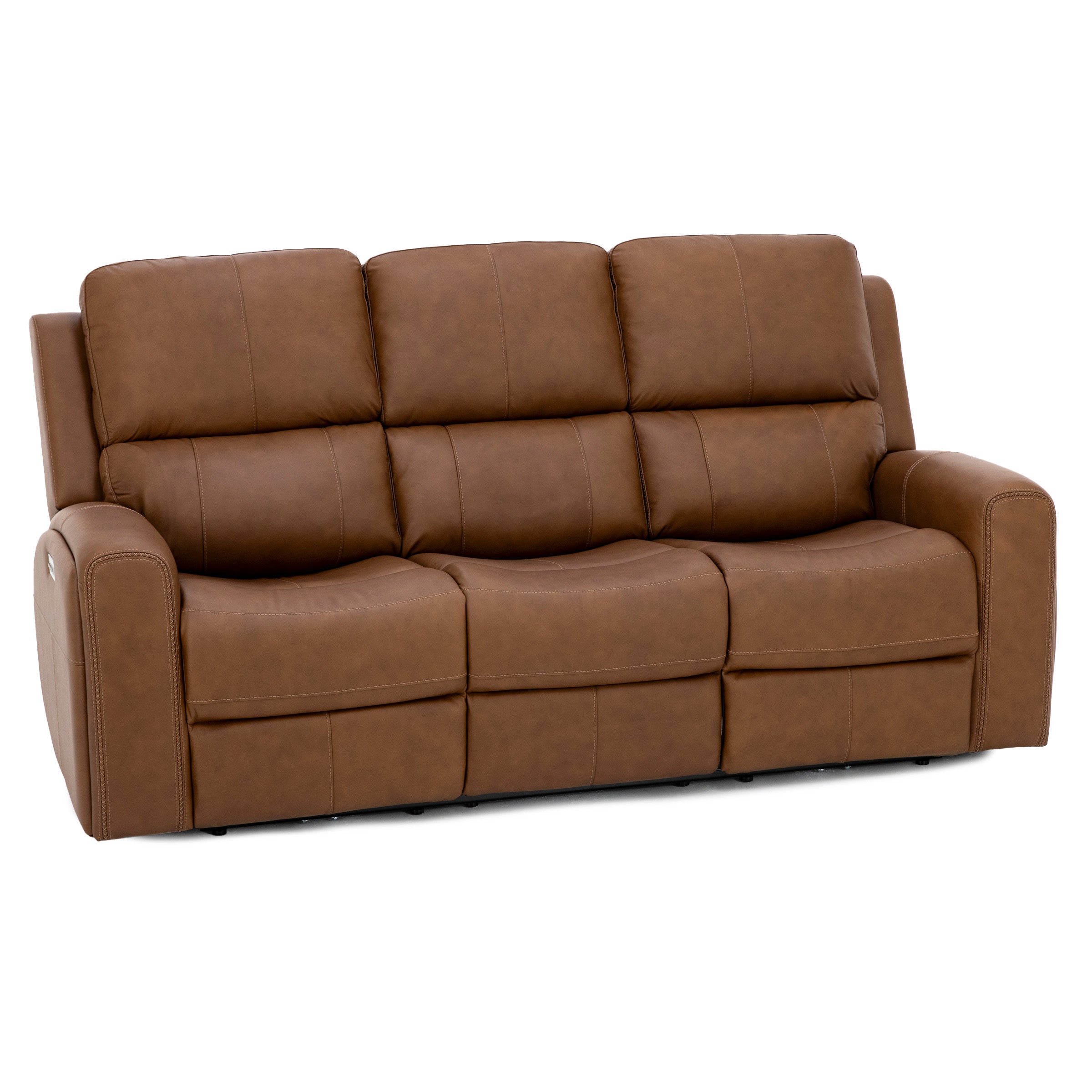 Flexsteel Landon Leather Zero Gravity Fully Loaded Reclining Sofa