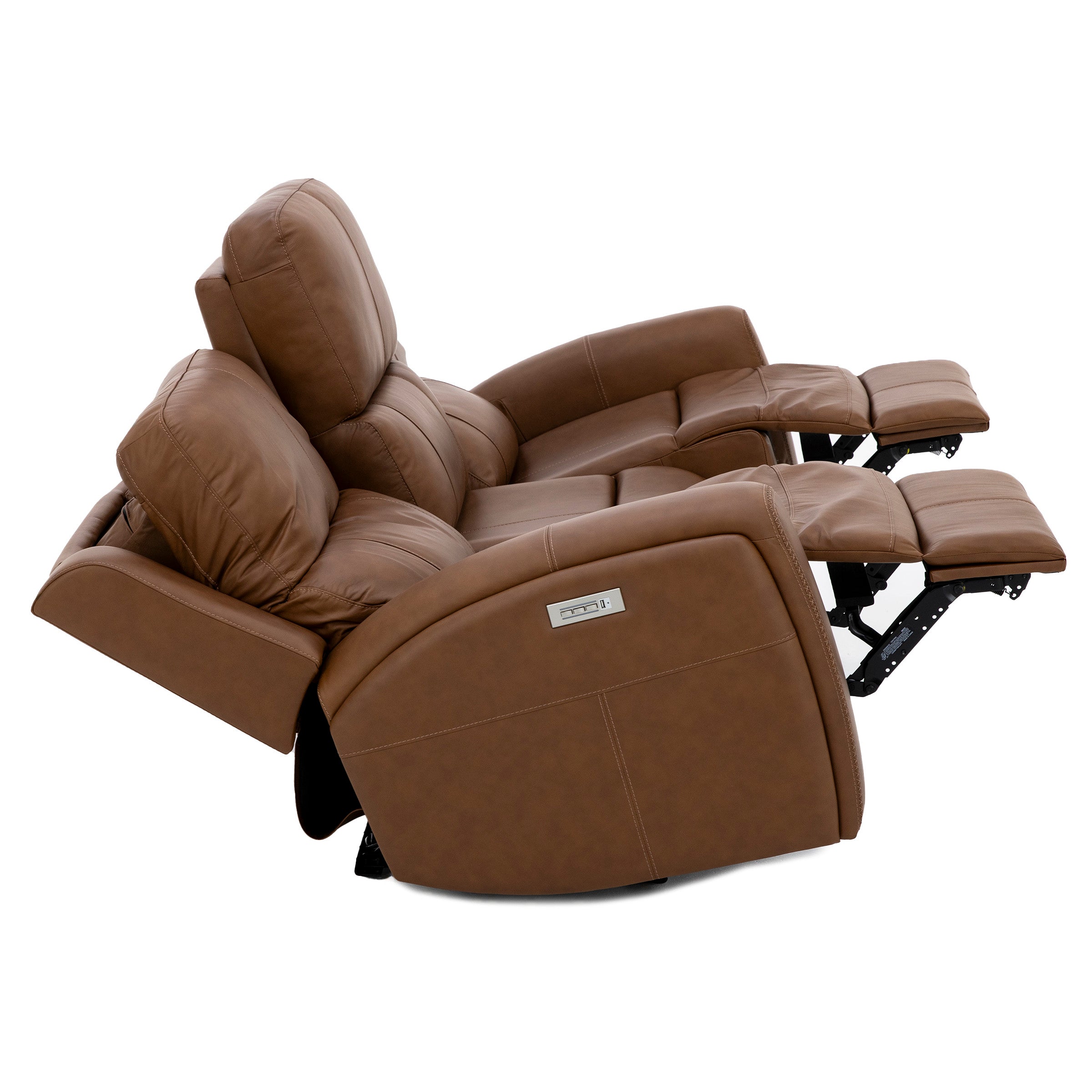 Flexsteel Landon Leather Zero Gravity Fully Loaded Reclining Sofa