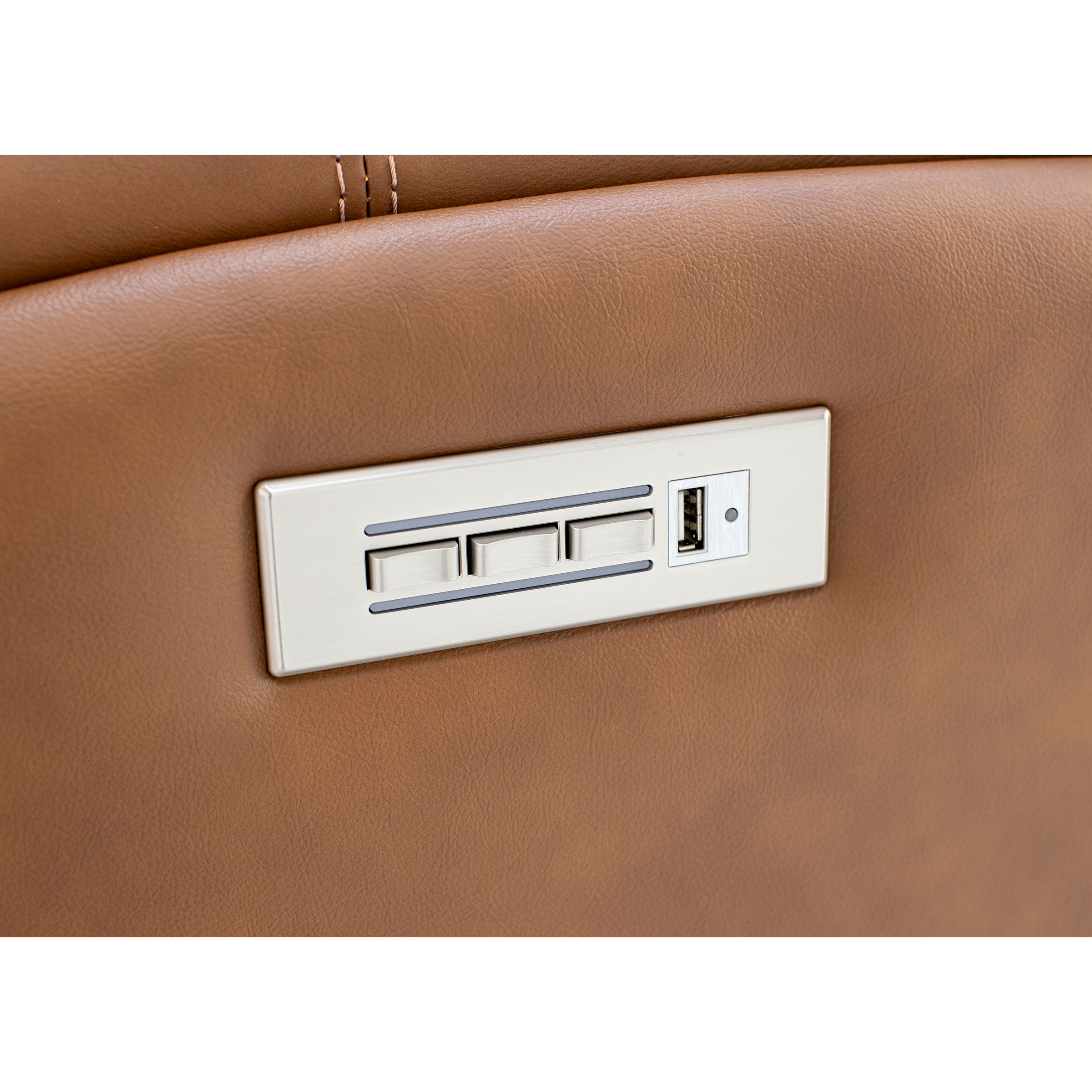 Flexsteel Landon Leather Zero Gravity Fully Loaded Reclining Sofa