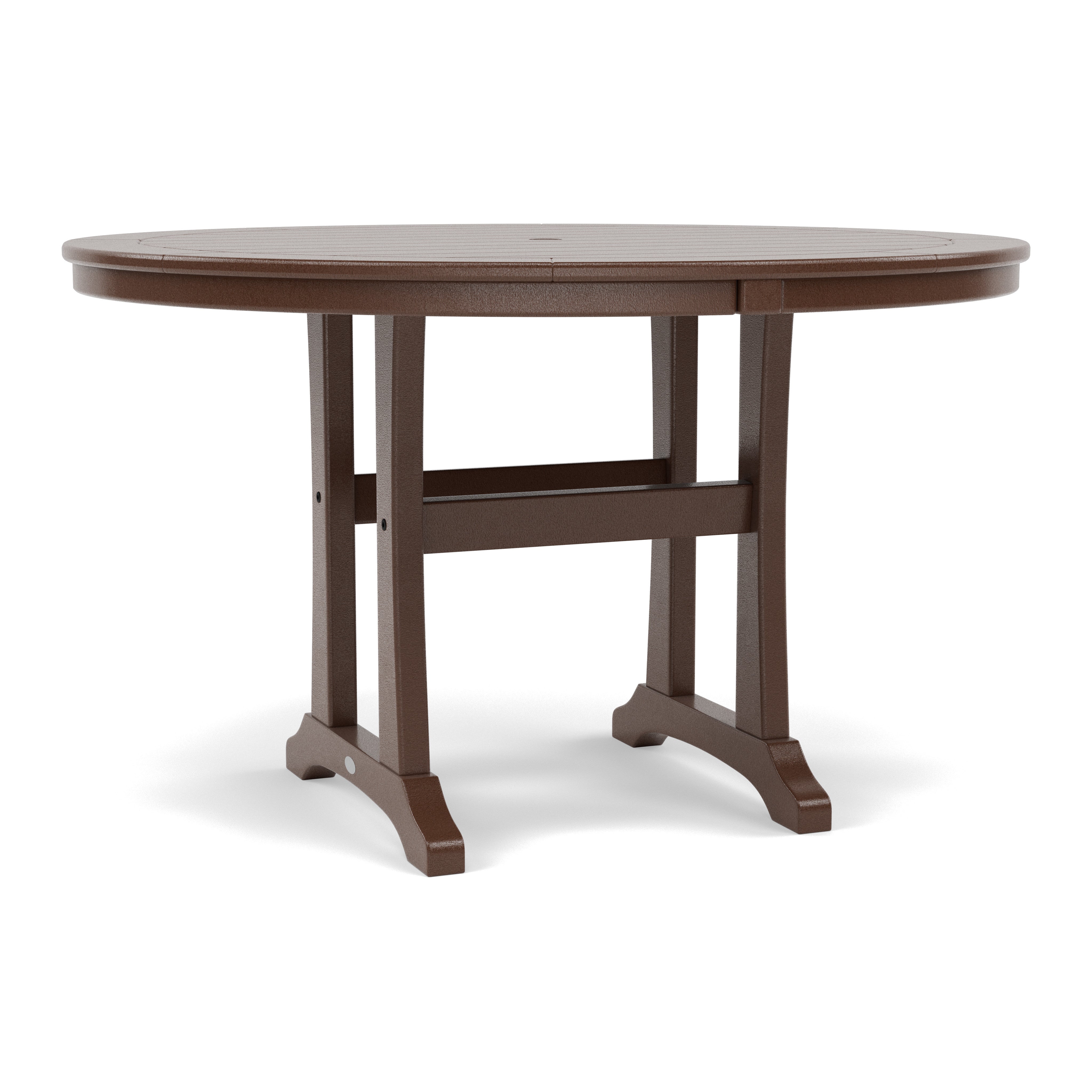 Nautical 48" Round Trestle Dining Table